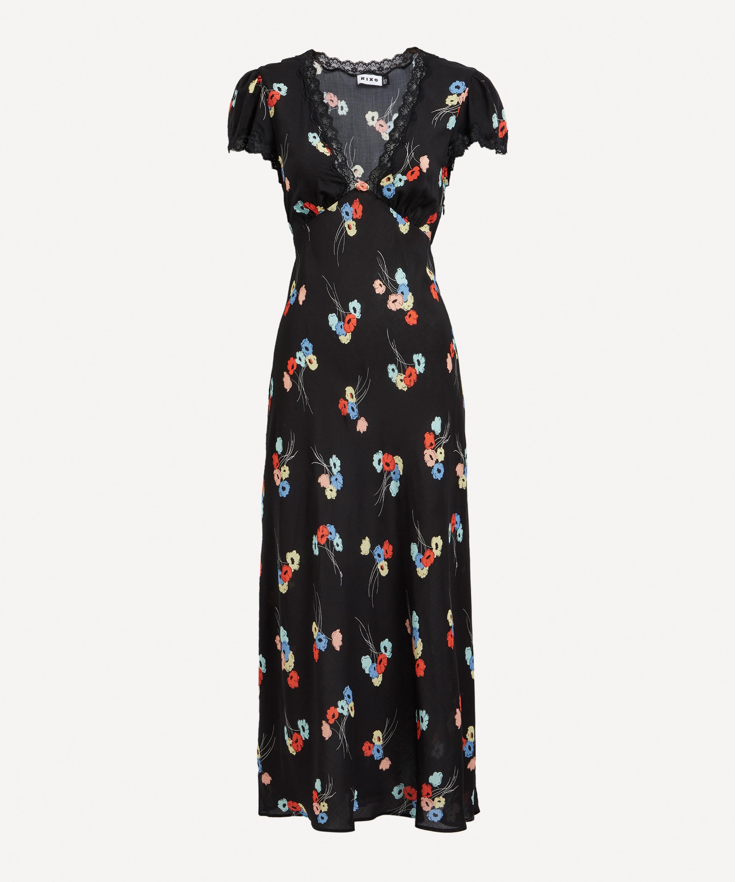 Rixo London Clarice Dress In Carnation
