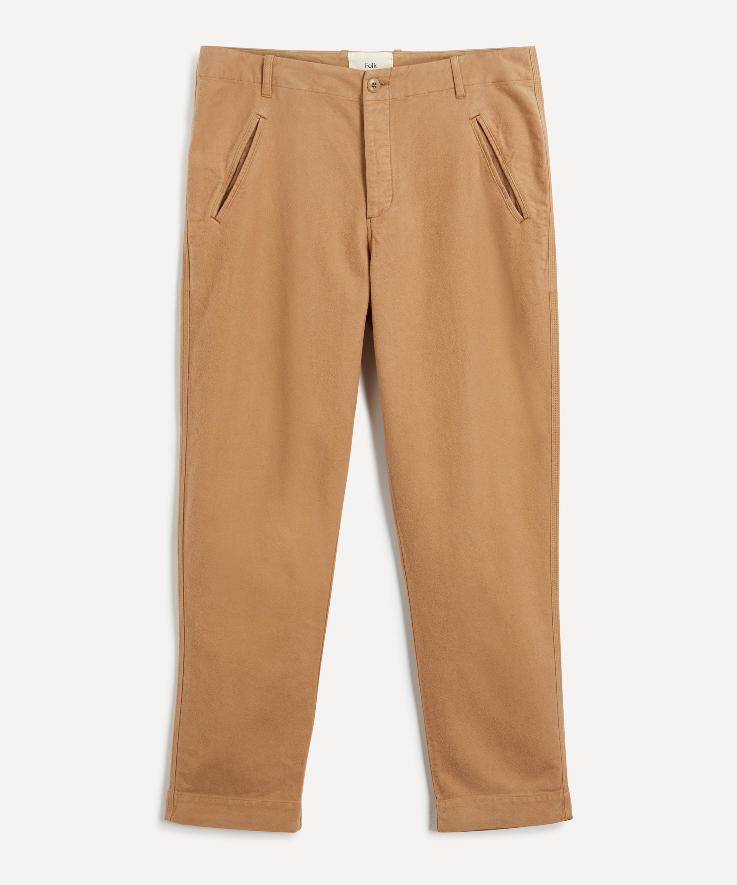 Folk Mens Moleskin Assembly Trousers In Fawn