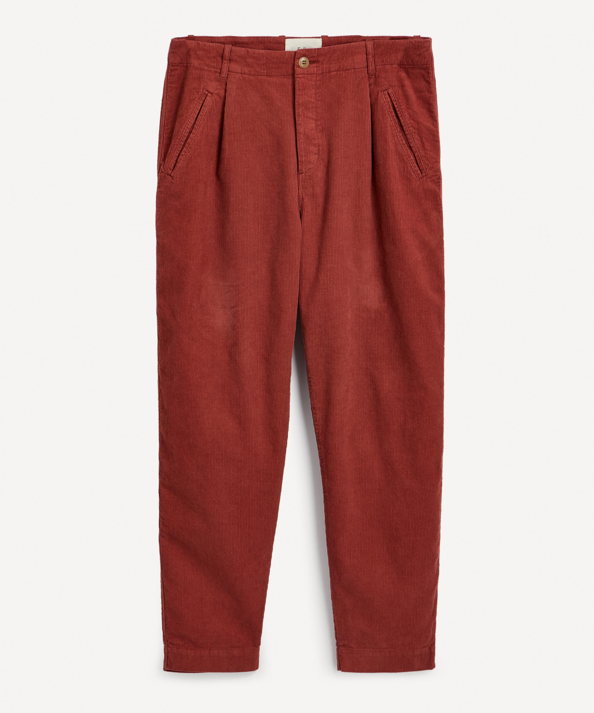 Folk Mens Cord Assembly Trousers In Pepper