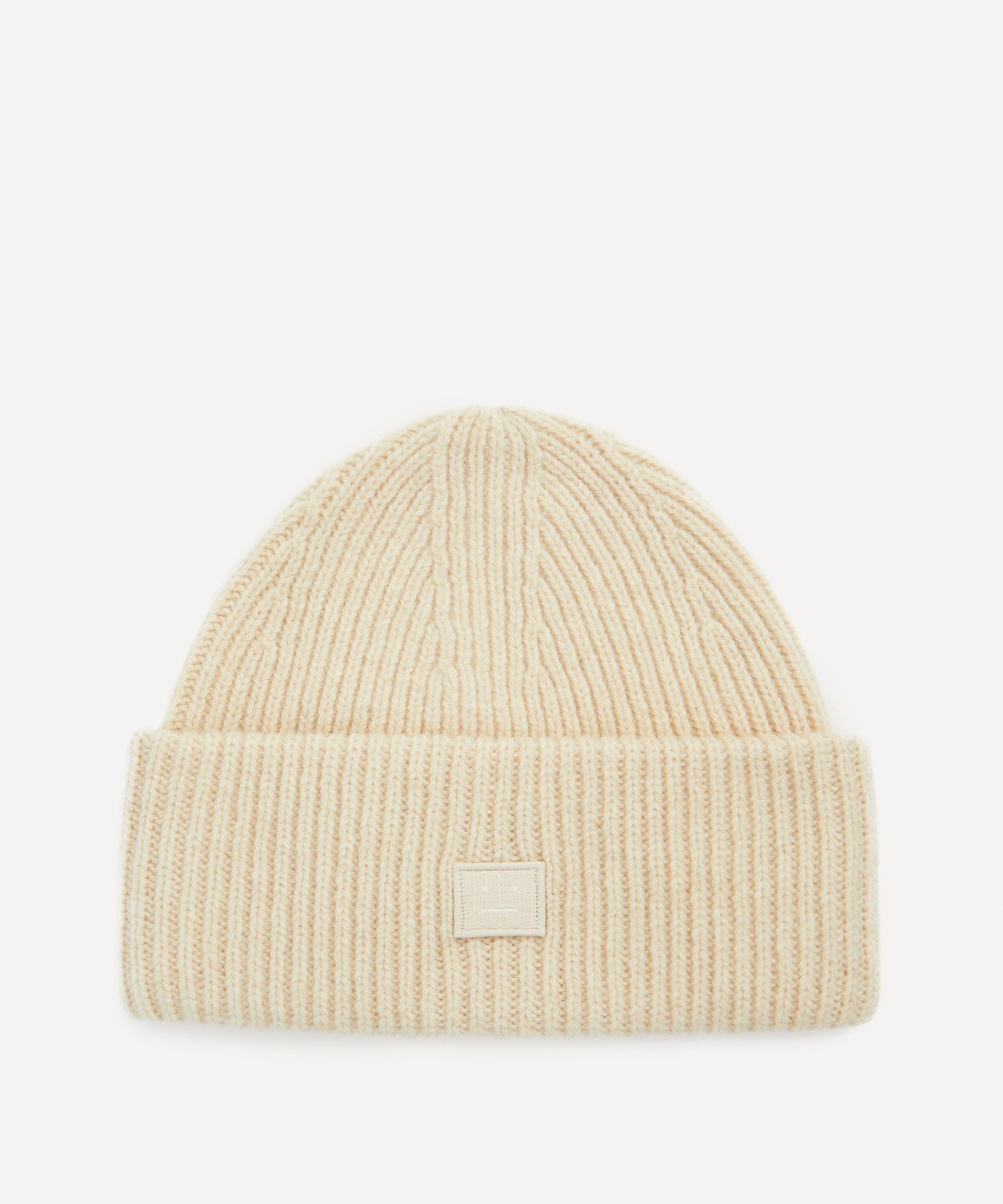 ACNE STUDIOS ACNE STUDIOS WOMEN'S FACE LOGO BEANIE HAT 