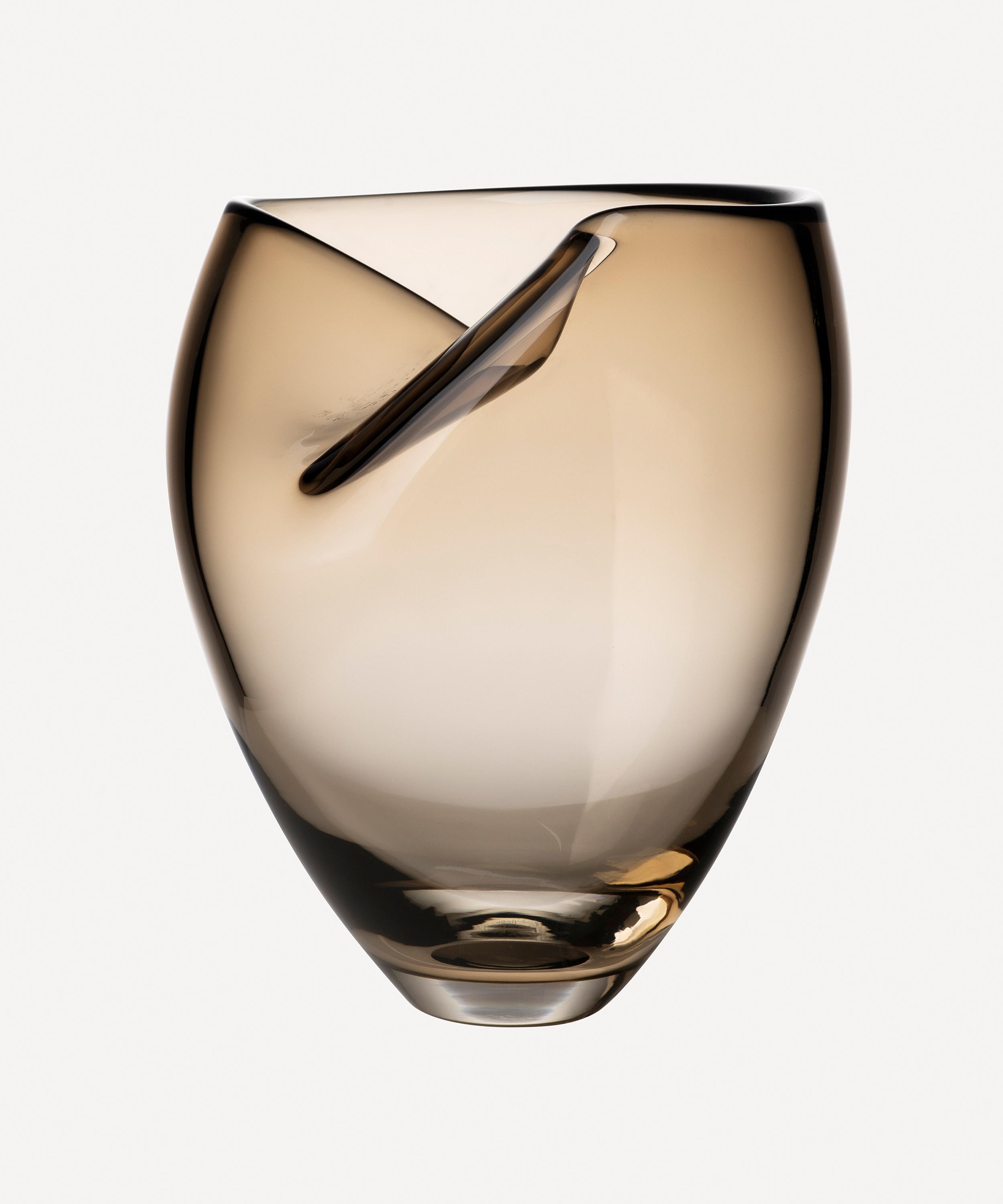 Hadeland Glassverk Cocoa Fold Vase
