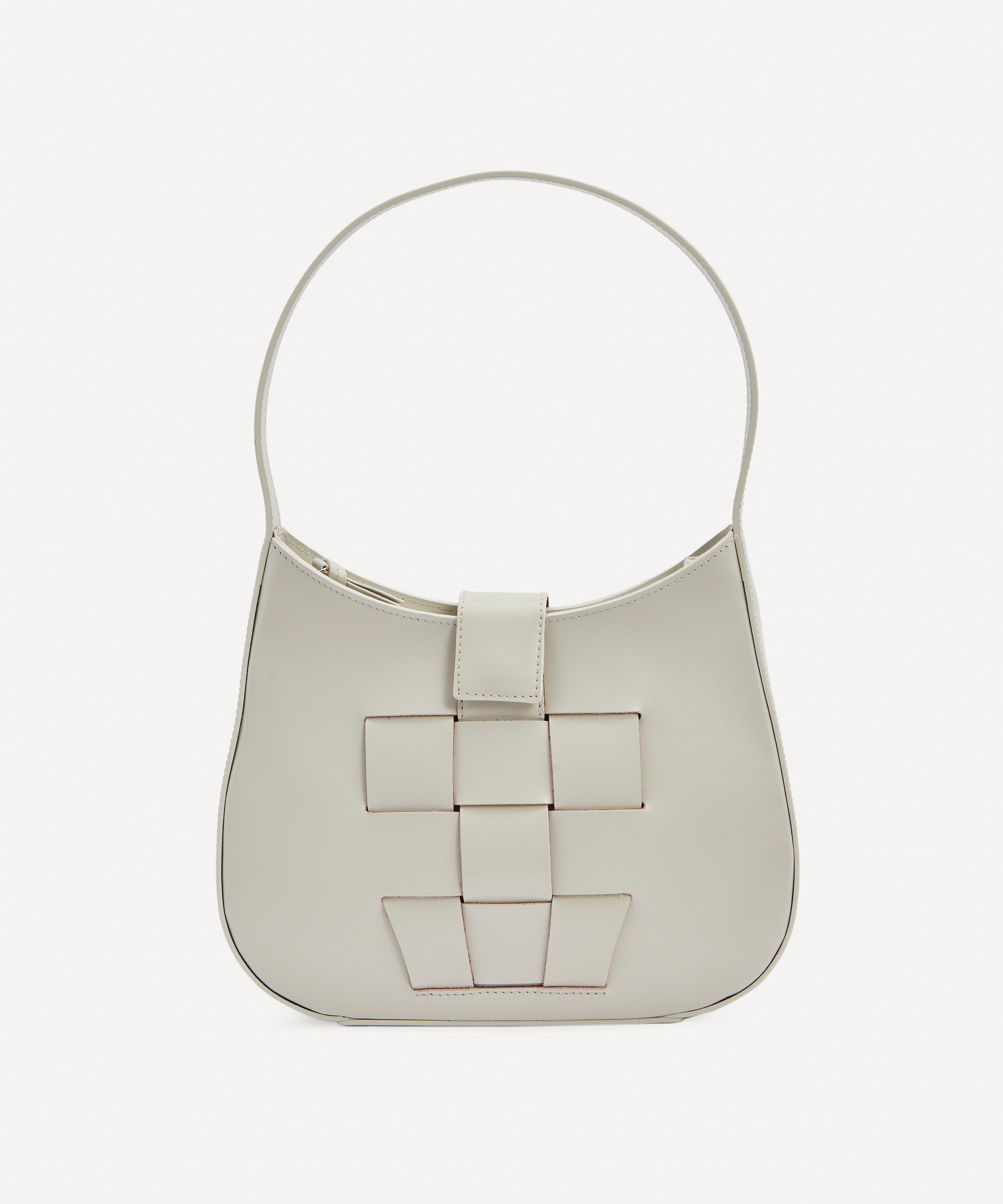 HEREU HEREU WOMEN'S BAUZA WOVEN LEATHER SHOULDER BAG 