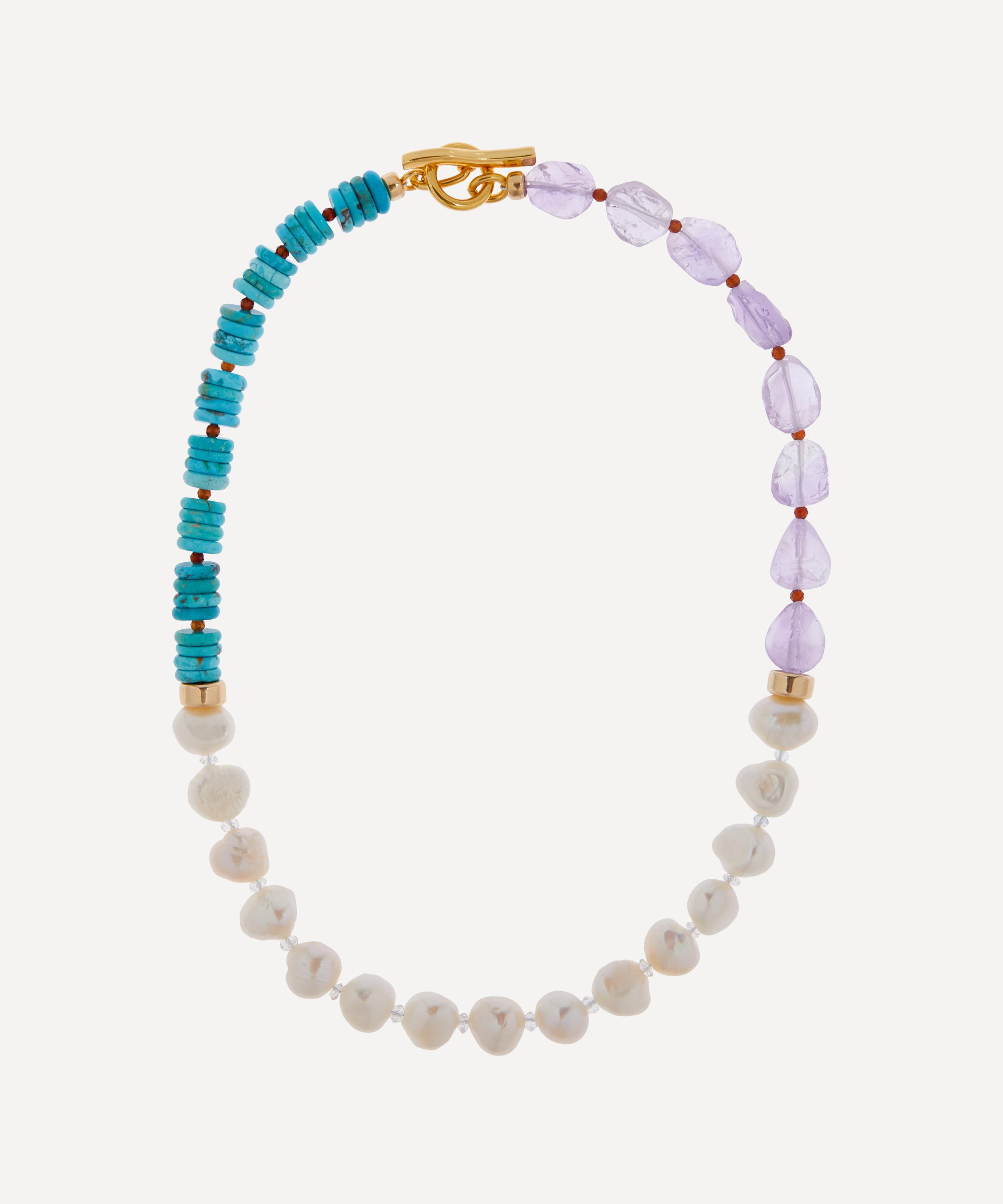 Lizzie Fortunato Women's The Great Escape 24k-gold-plated & Multi-gemstone Necklace