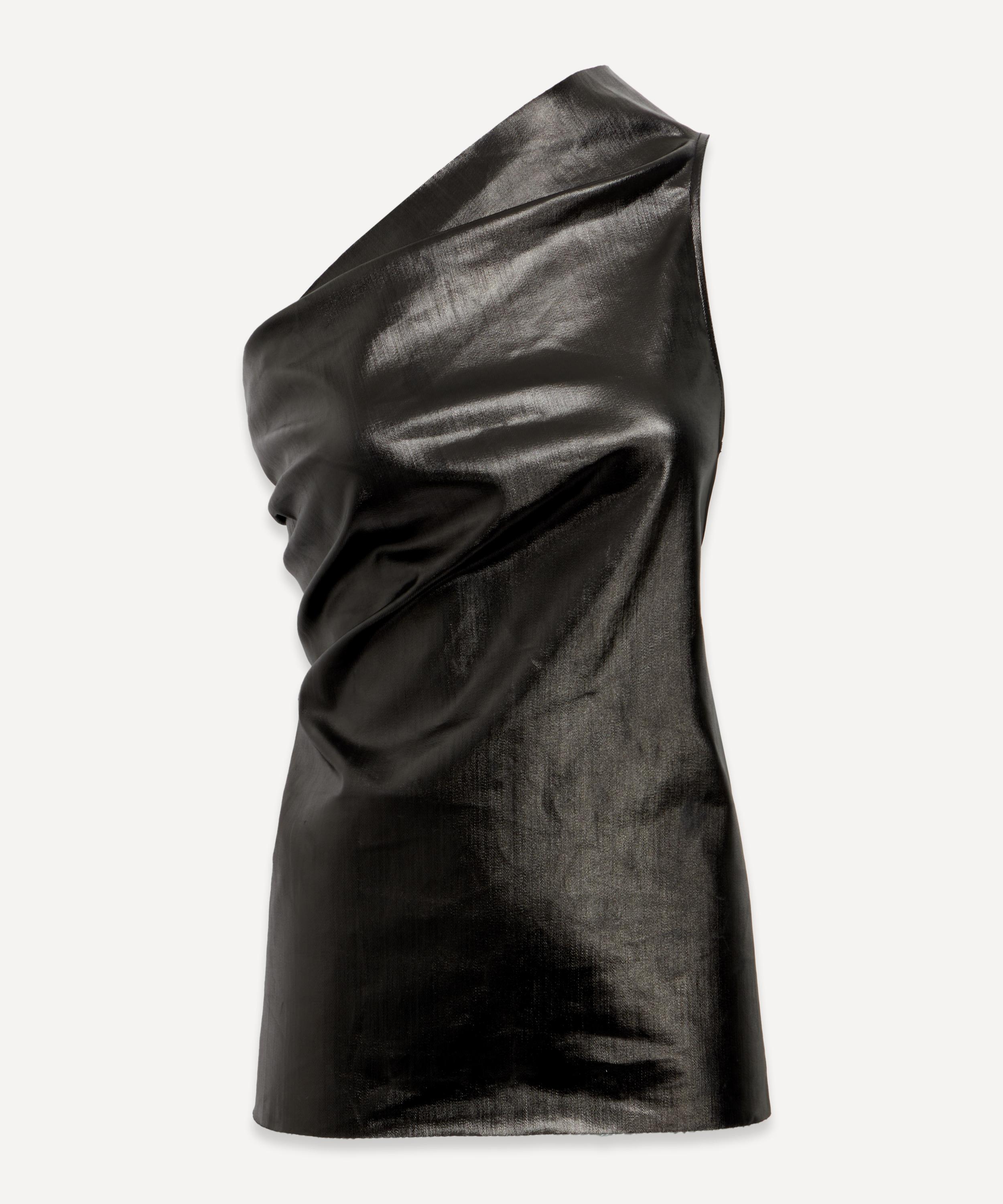 Shop Rick Owens Women's Athena One-shoulder Tank Top