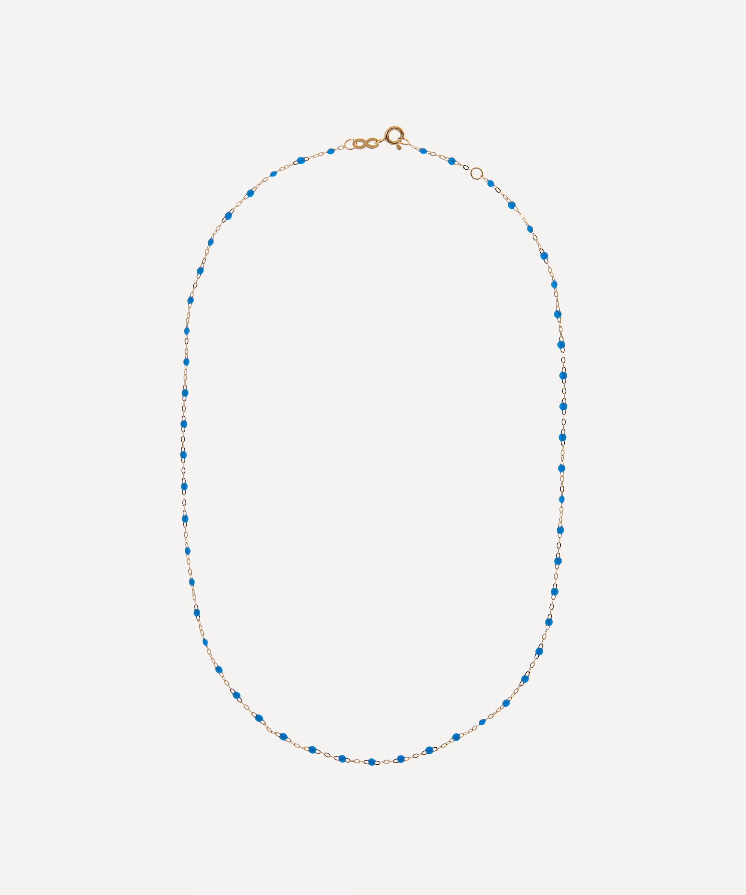 Gigi Clozeau 18ct Gold Classic Gigi Resin Bead Necklace