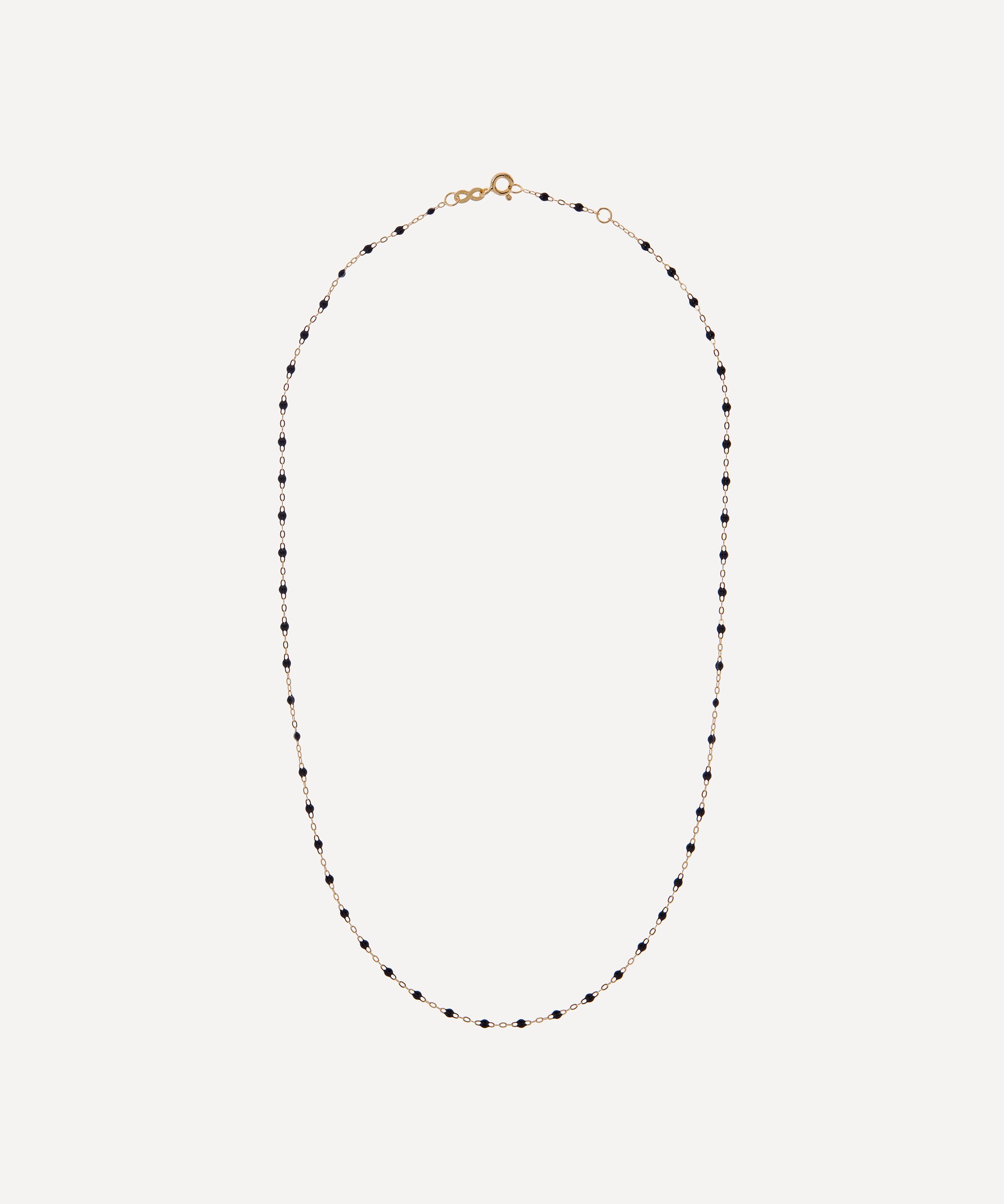 Gigi Clozeau 18ct Gold Classic Gigi Resin Bead Necklace