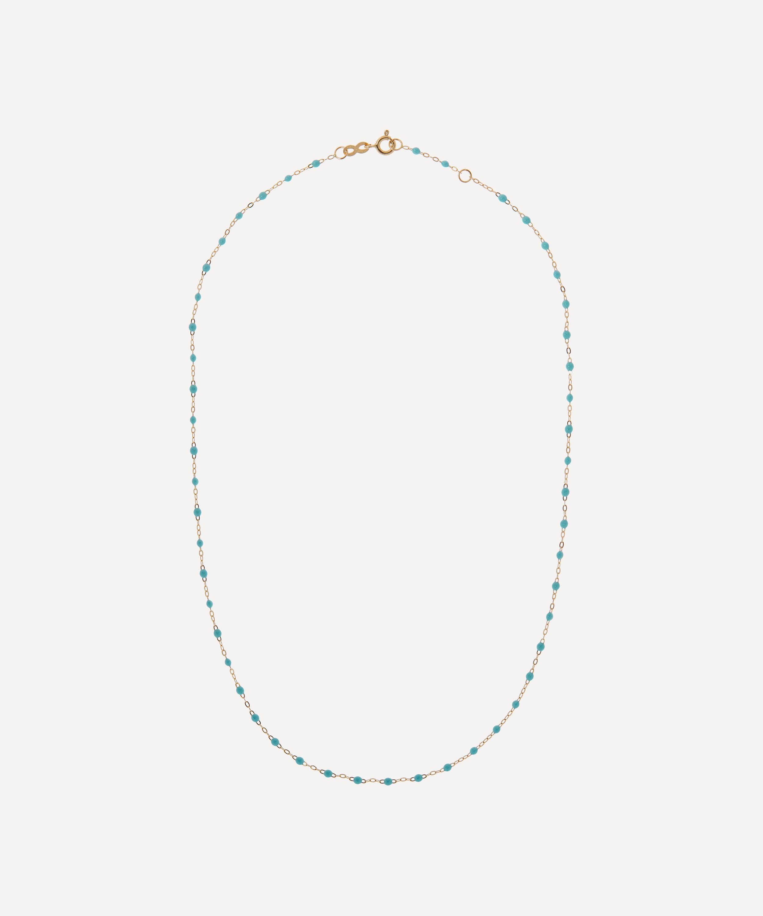 Gigi Clozeau 18ct Gold Classic Gigi Resin Bead Necklace