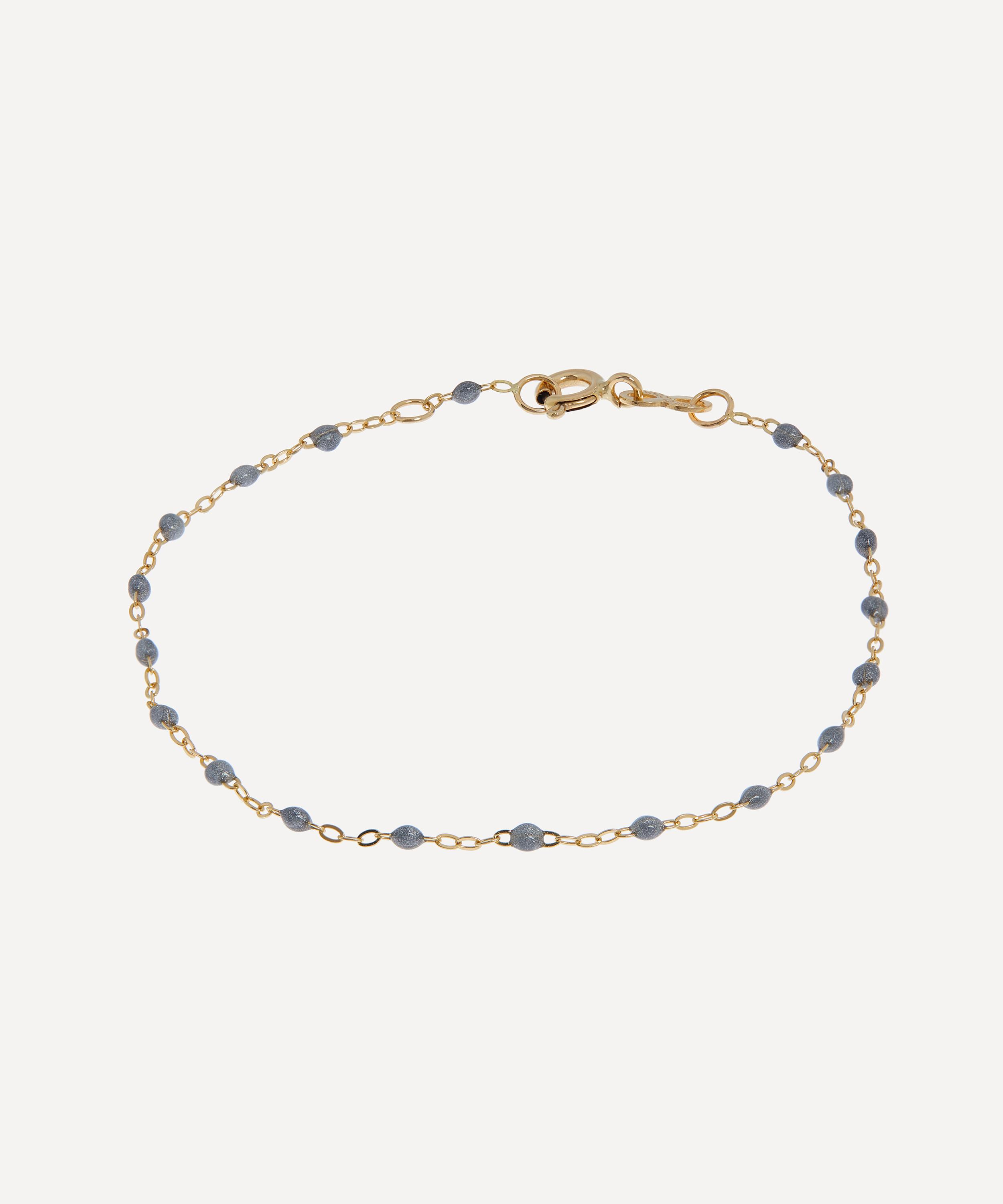 Gigi Clozeau 18ct Gold Classic Gigi Resin Bead Bracelet