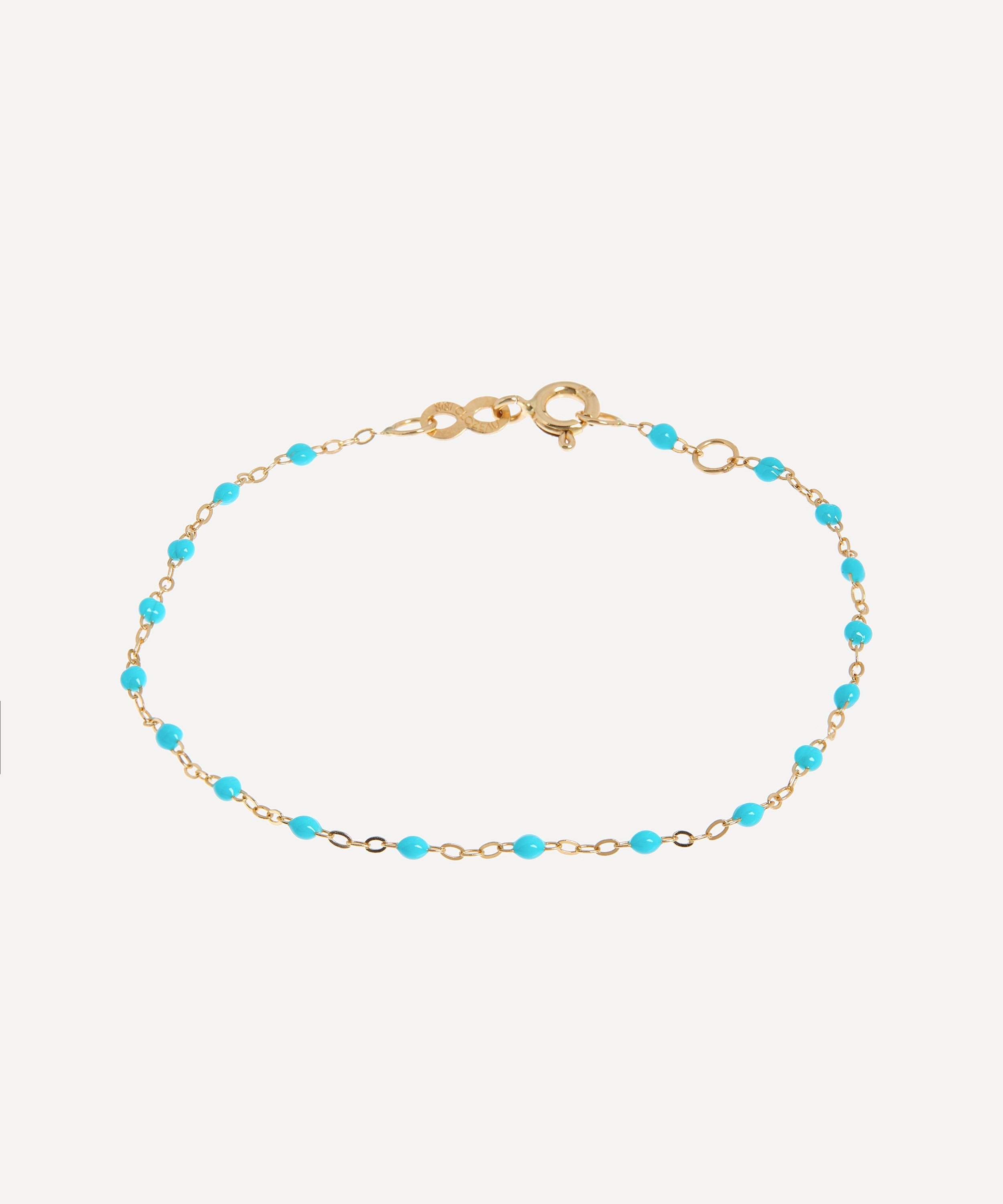 Gigi Clozeau 18ct Gold Classic Gigi Resin Bead Bracelet
