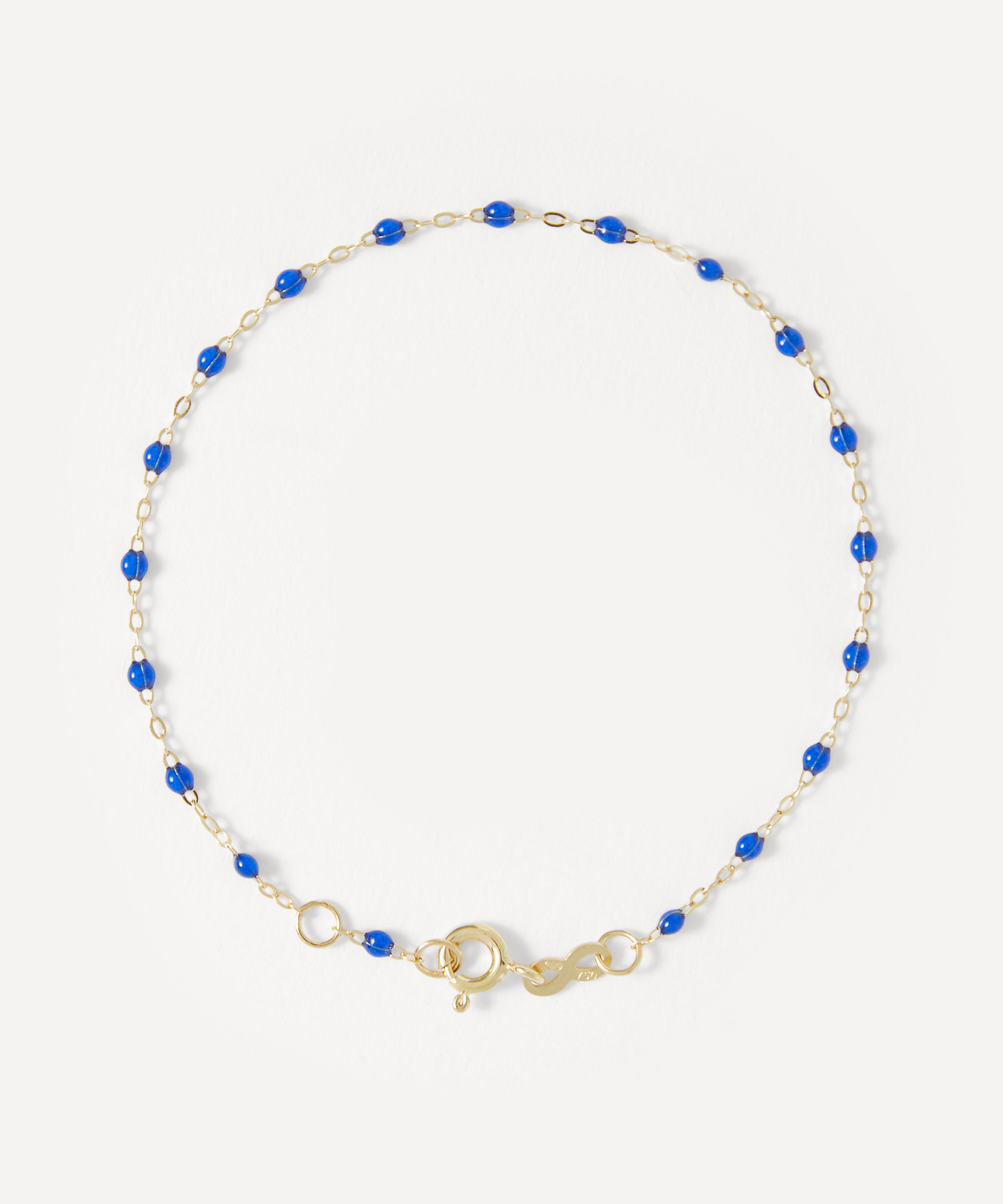 Gigi Clozeau 18ct Gold Classic Gigi Resin Bead Bracelet