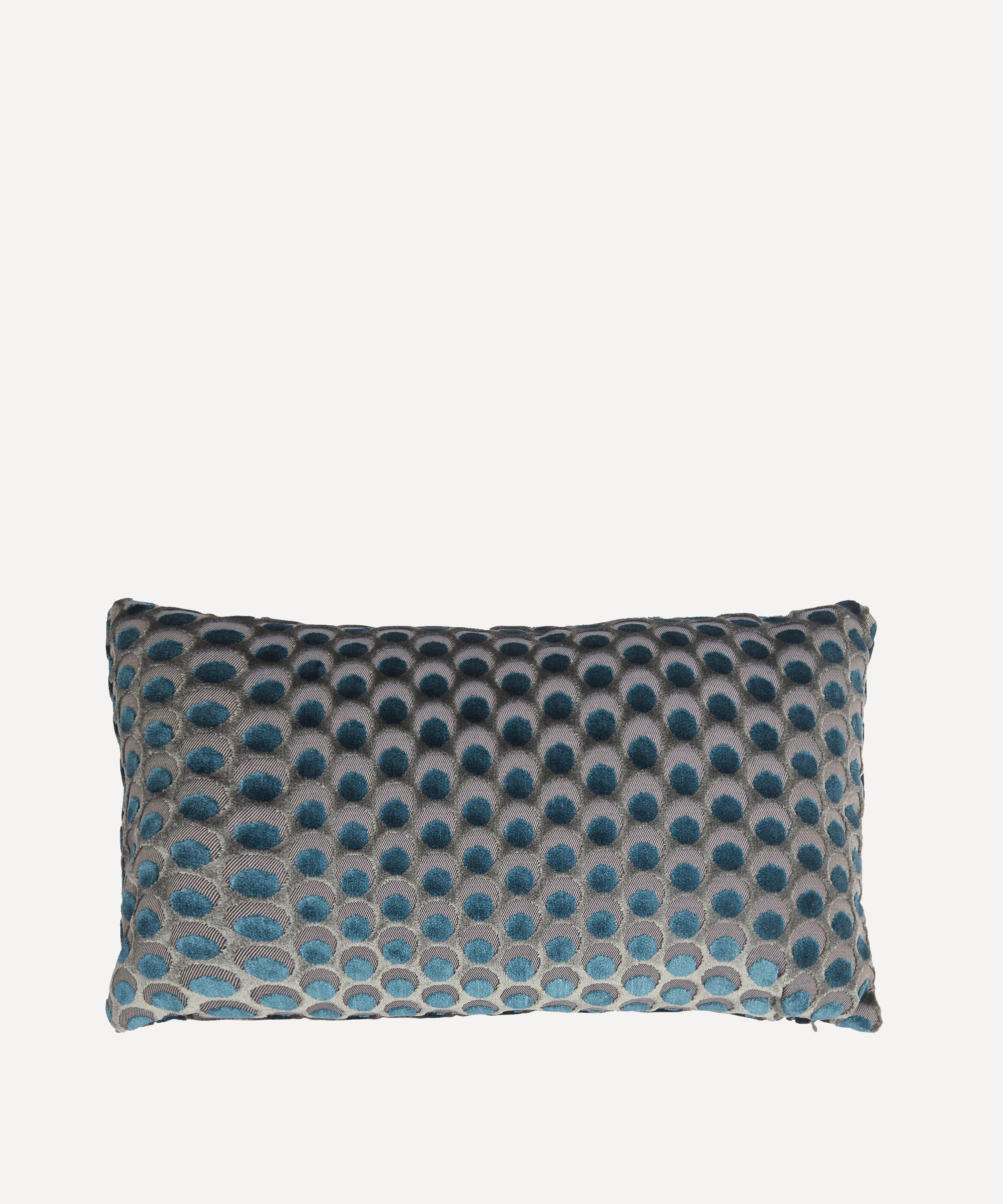 Shop Liberty Ottoman Spot Print Velvet Cushion