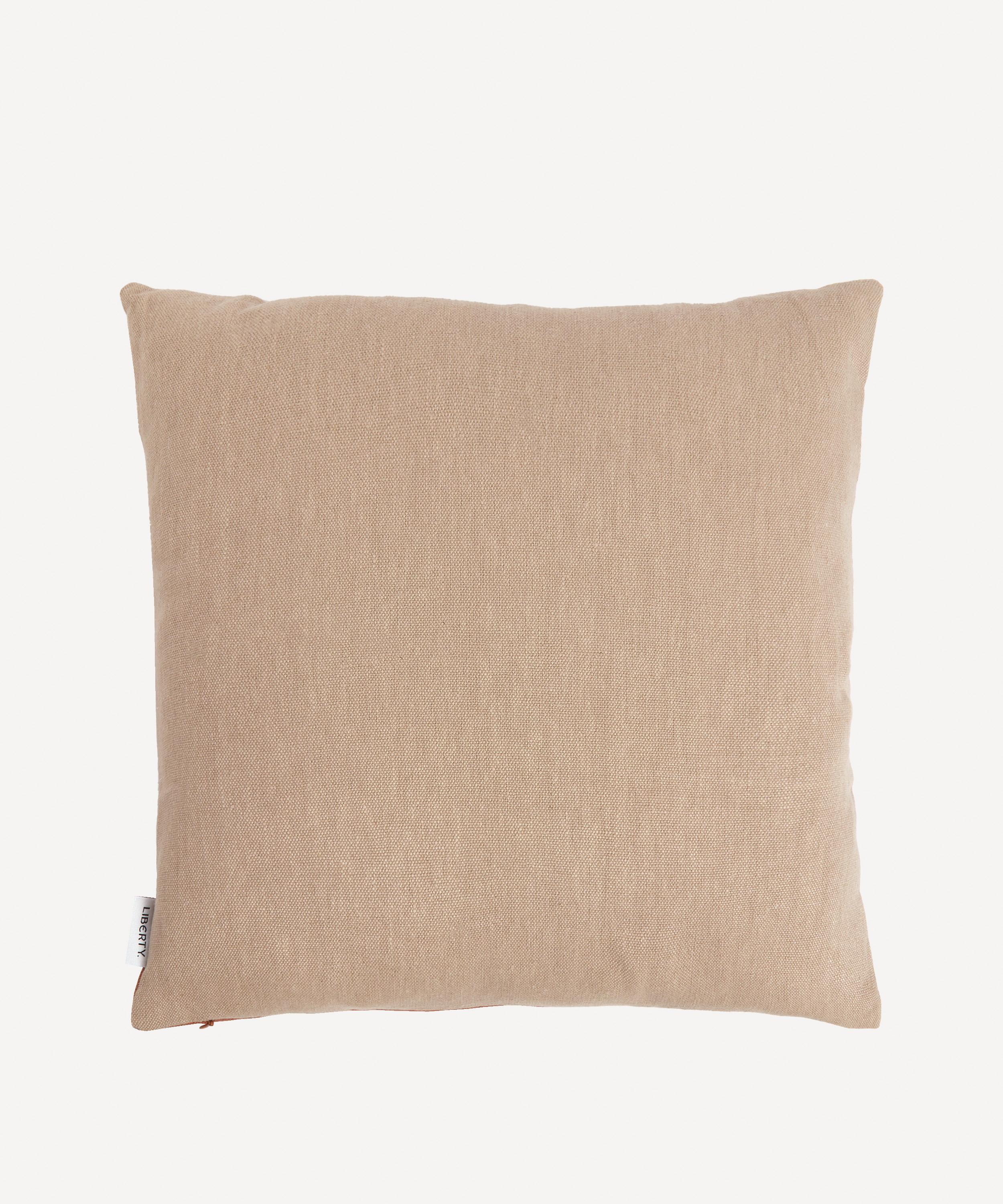 LIBERTY LIBERTY DUNCOMBE LINEN TWO TONE CUSHION 