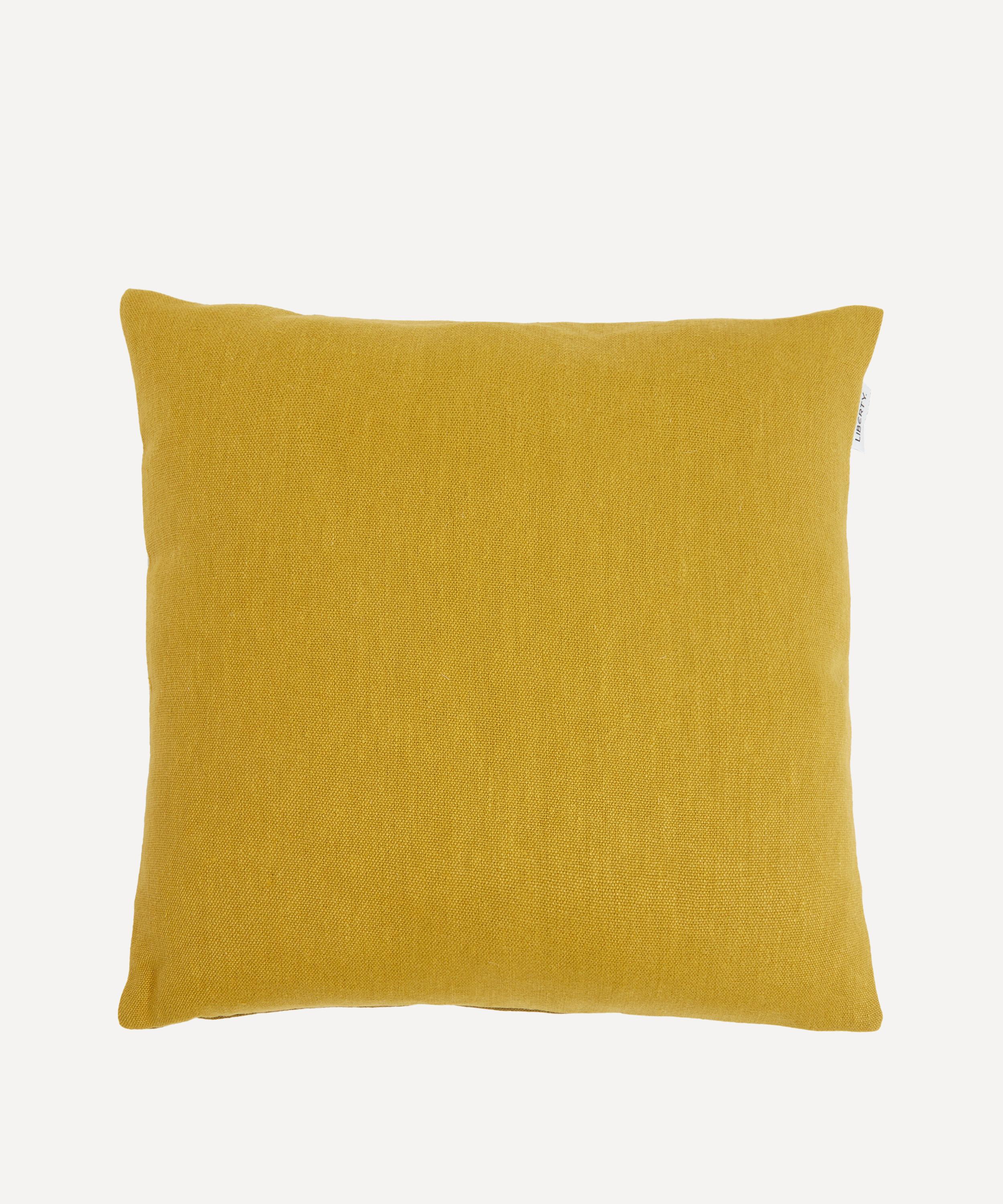 LIBERTY LIBERTY DUNCOMBE LINEN TWO TONE CUSHION 