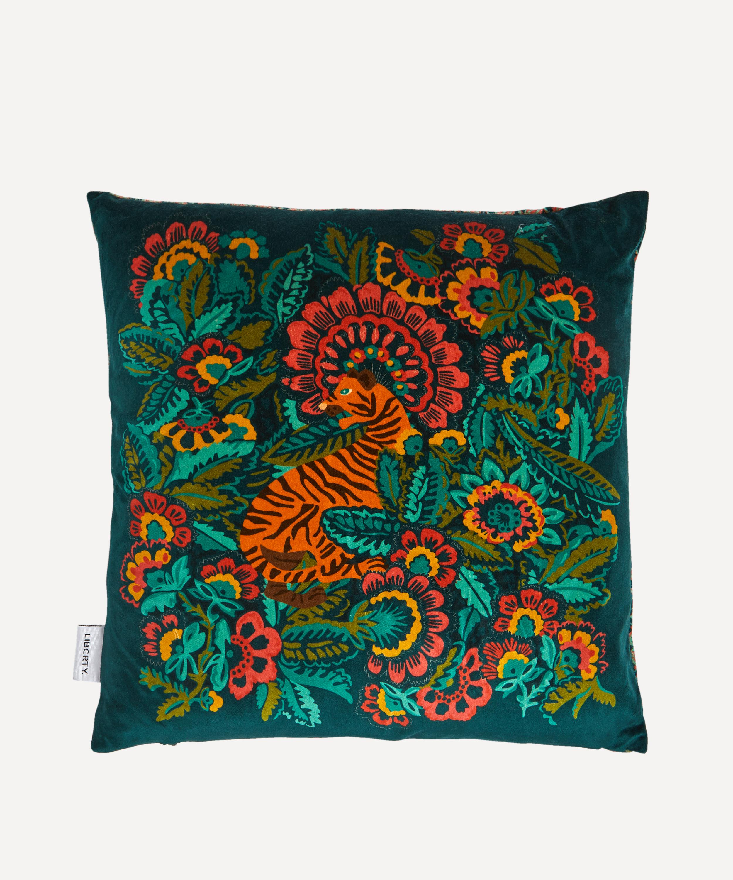 Shop Liberty Milo Square Velvet Cushion