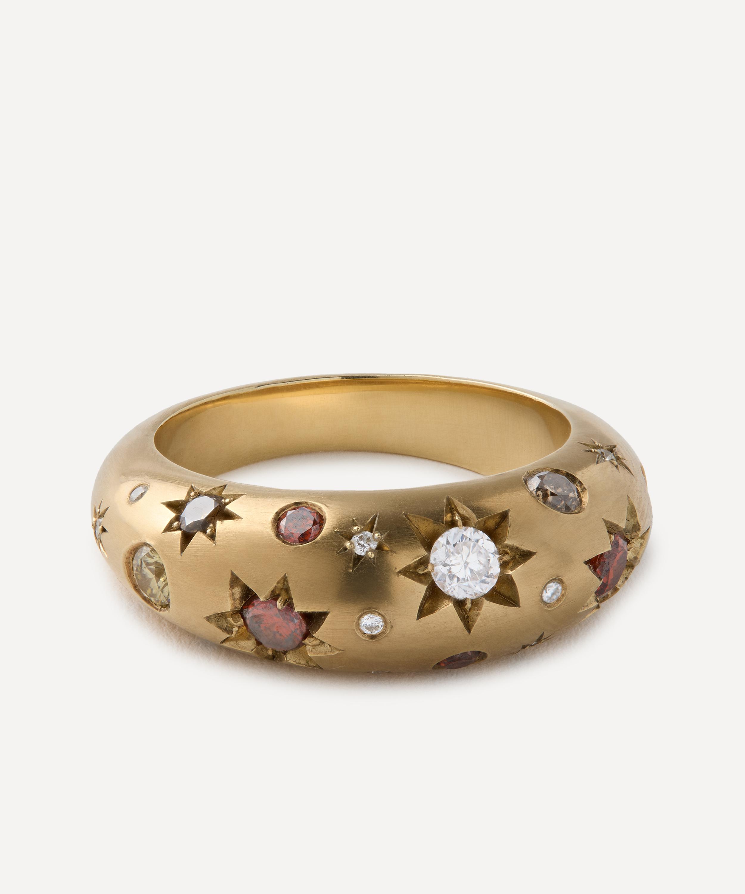 Balint Samad 9ct Gold Stargazer Diamond Ring