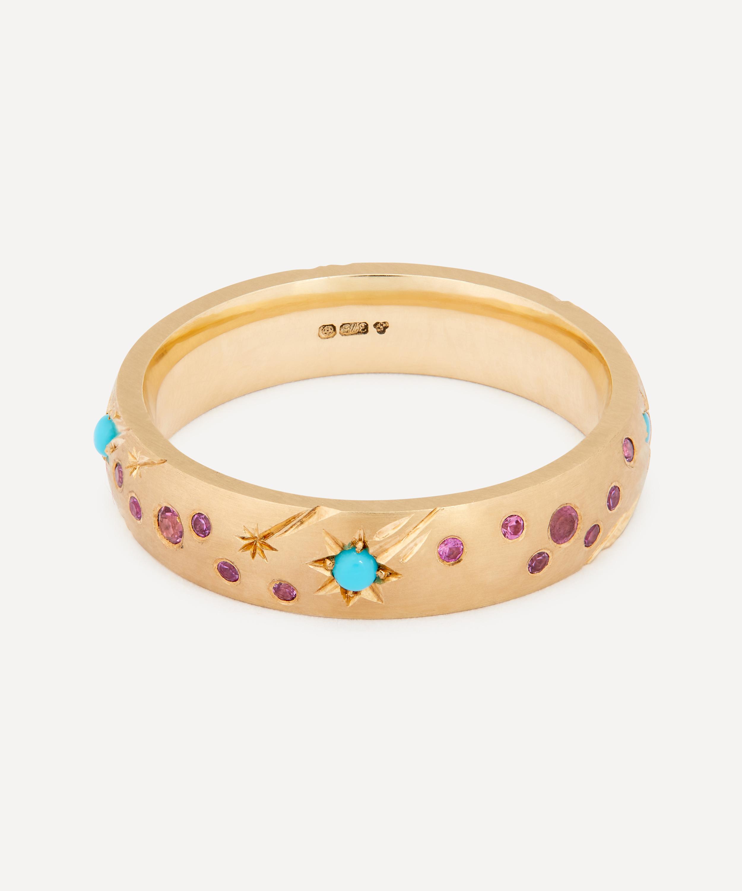 Balint Samad 9ct Gold Orion Shooting Star Band Ring
