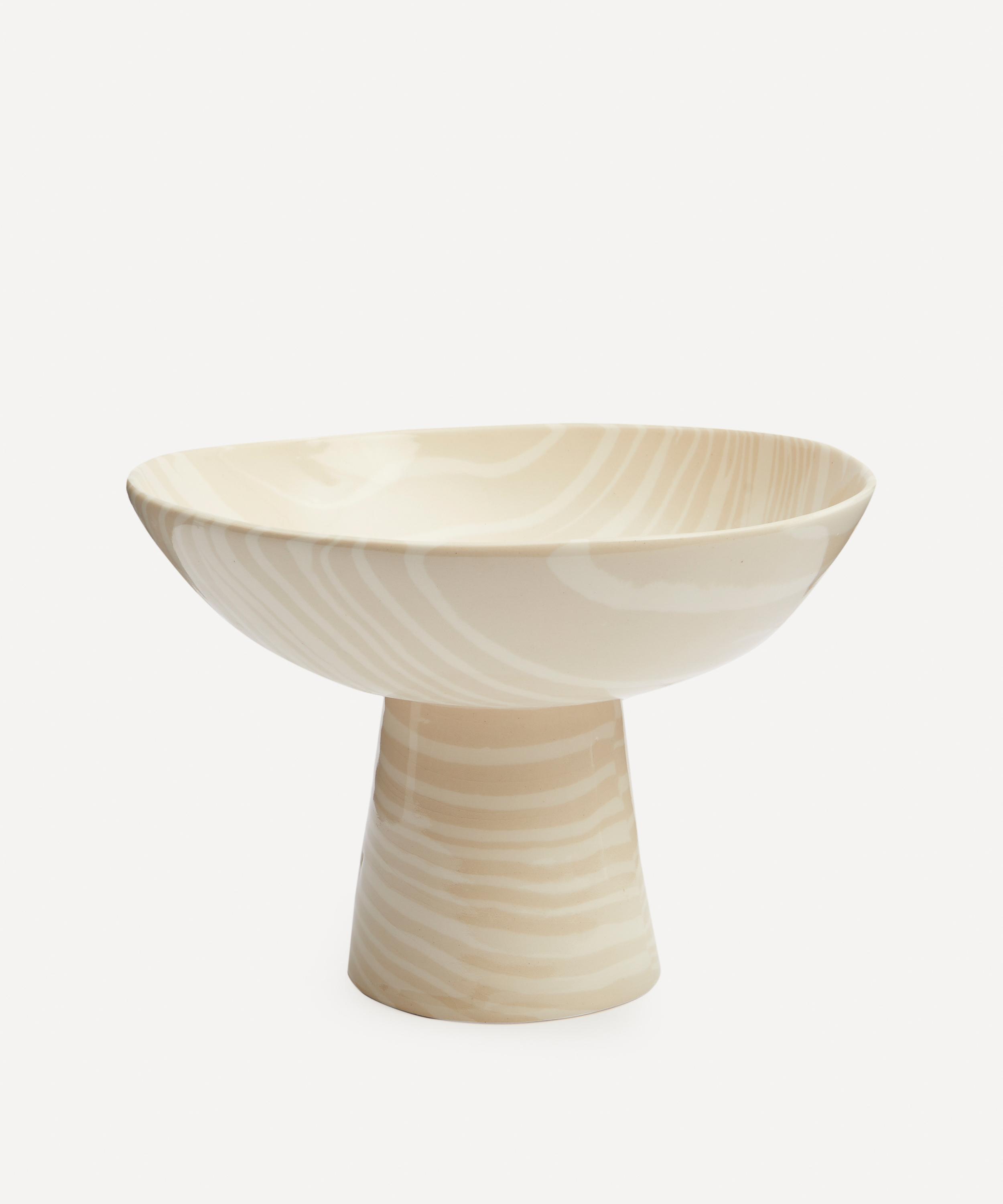 HENRY HOLLAND STUDIO HENRY HOLLAND STUDIO WHITE ON WHITE MEDIUM CHALICE BOWL 