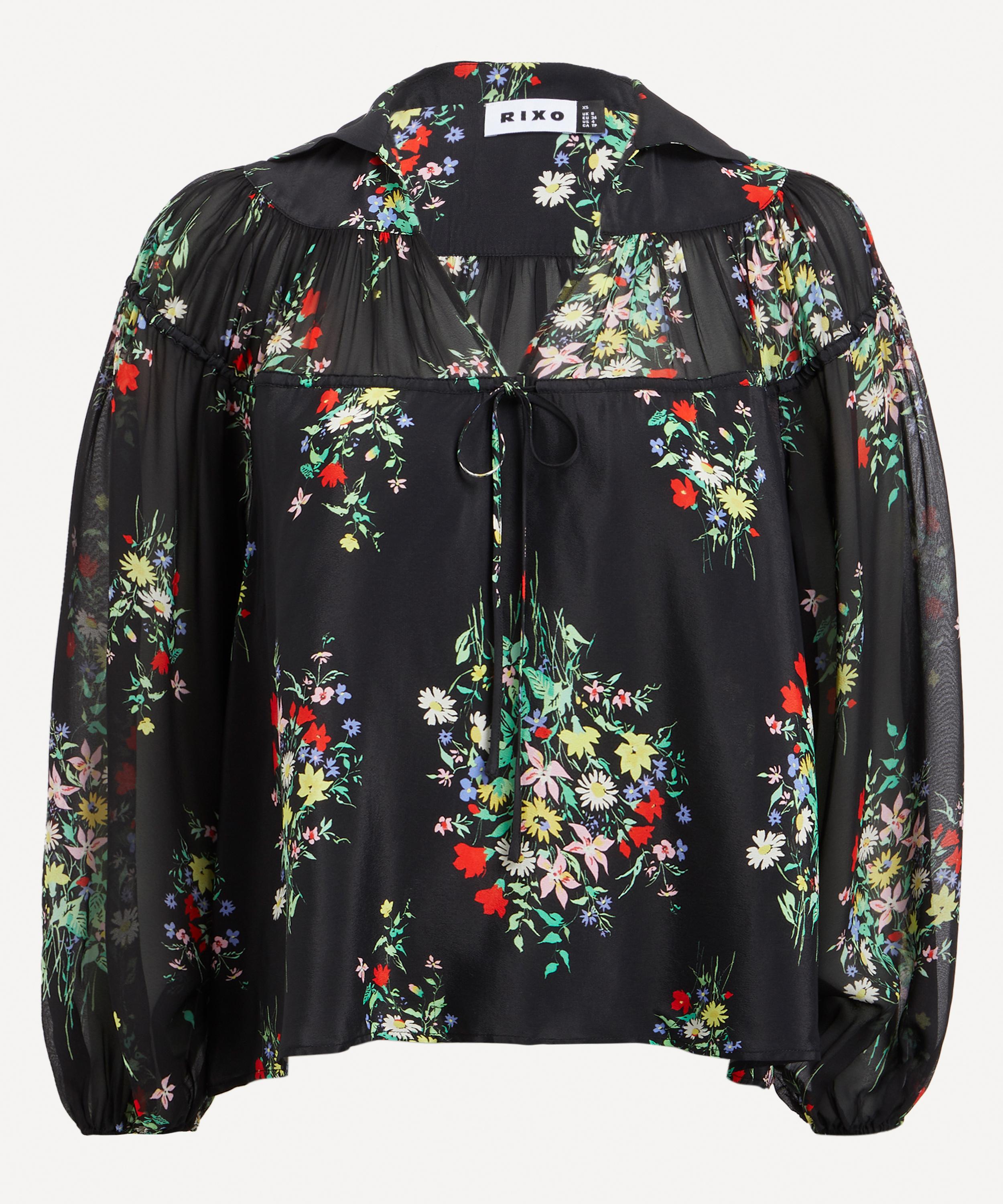 Rixo London Rixo Women's Finley Silk-blend Blouse