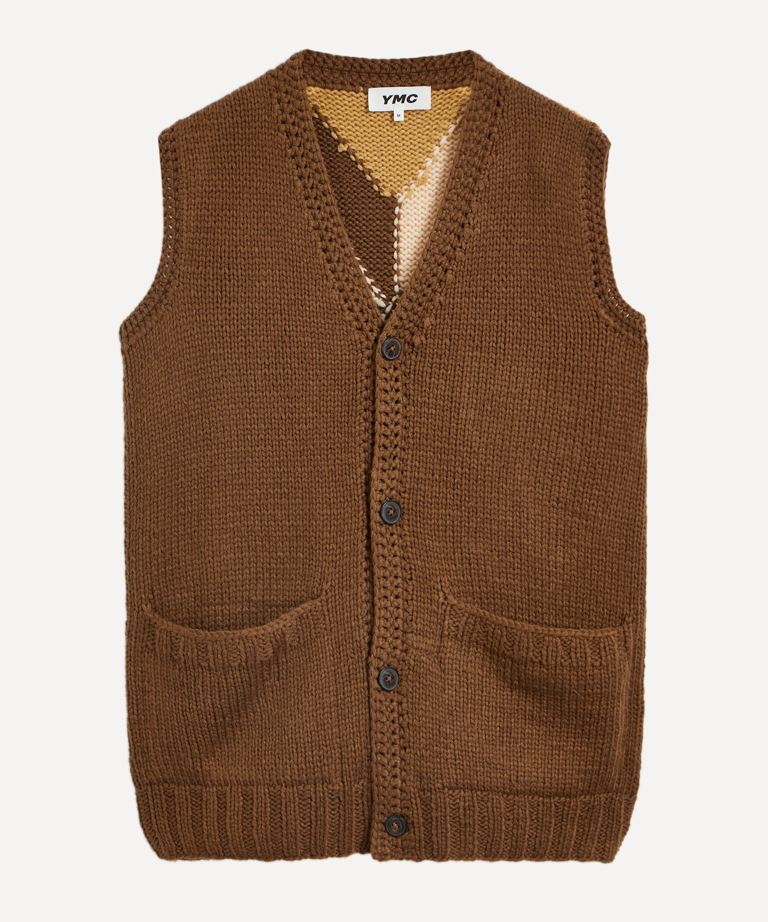 Ymc You Must Create Ymc Mens Appalachian Hand-knitted Waistcoat