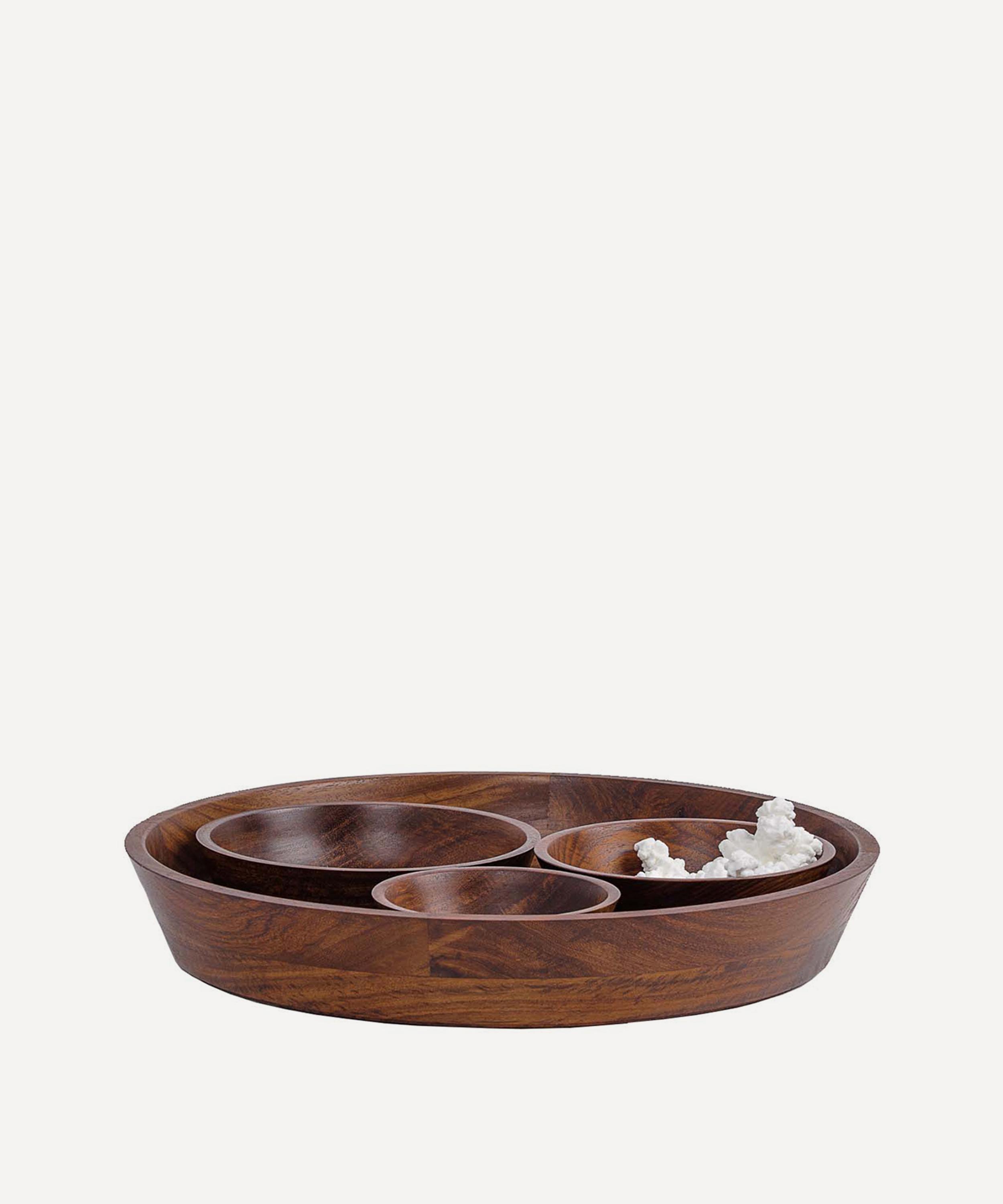 Tiipoi Seva Wooden Bowls And Platter Set