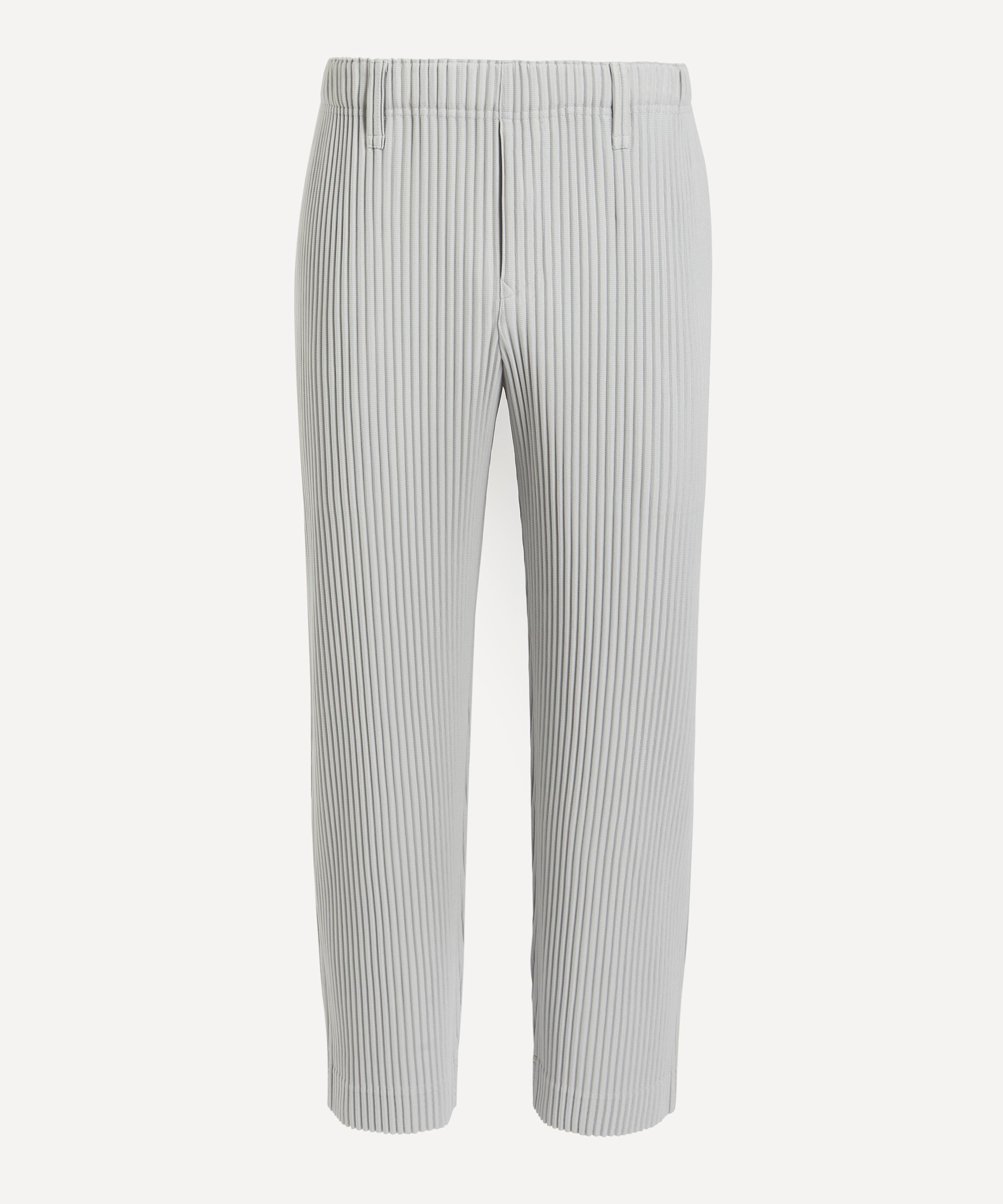 ISSEY MIYAKE HOMME PLISSE ISSEY MIYAKE MENS CORE PLEATED STRAIGHT LEG TROUSERS 
