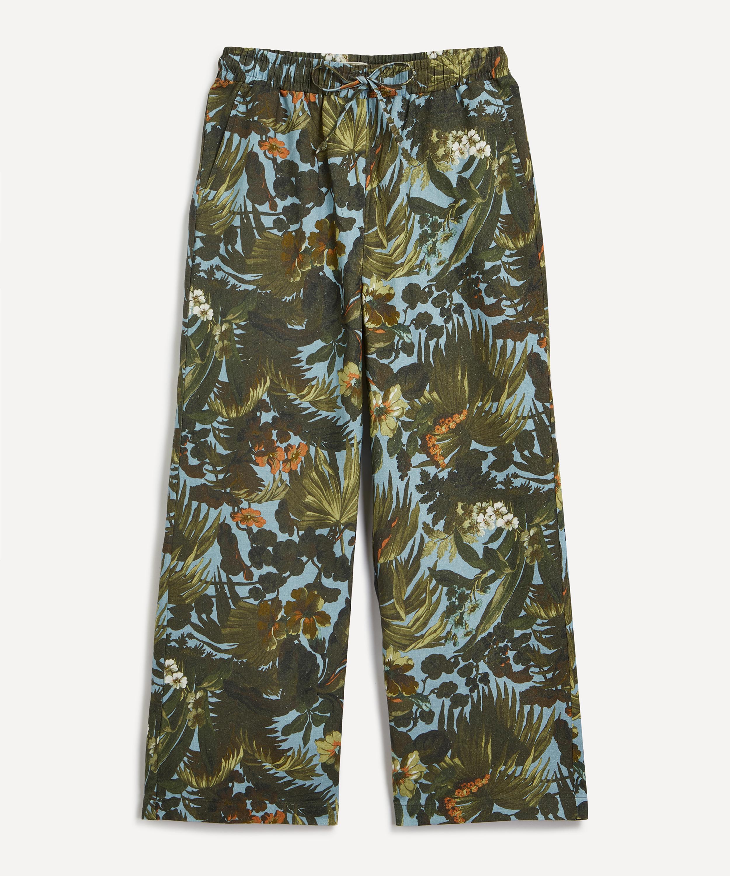 BARBOUR BARBOUR WOMEN'S X HOUSE OF HACKNEY LAURISTON LIMERENCE SKY TROUSERS 