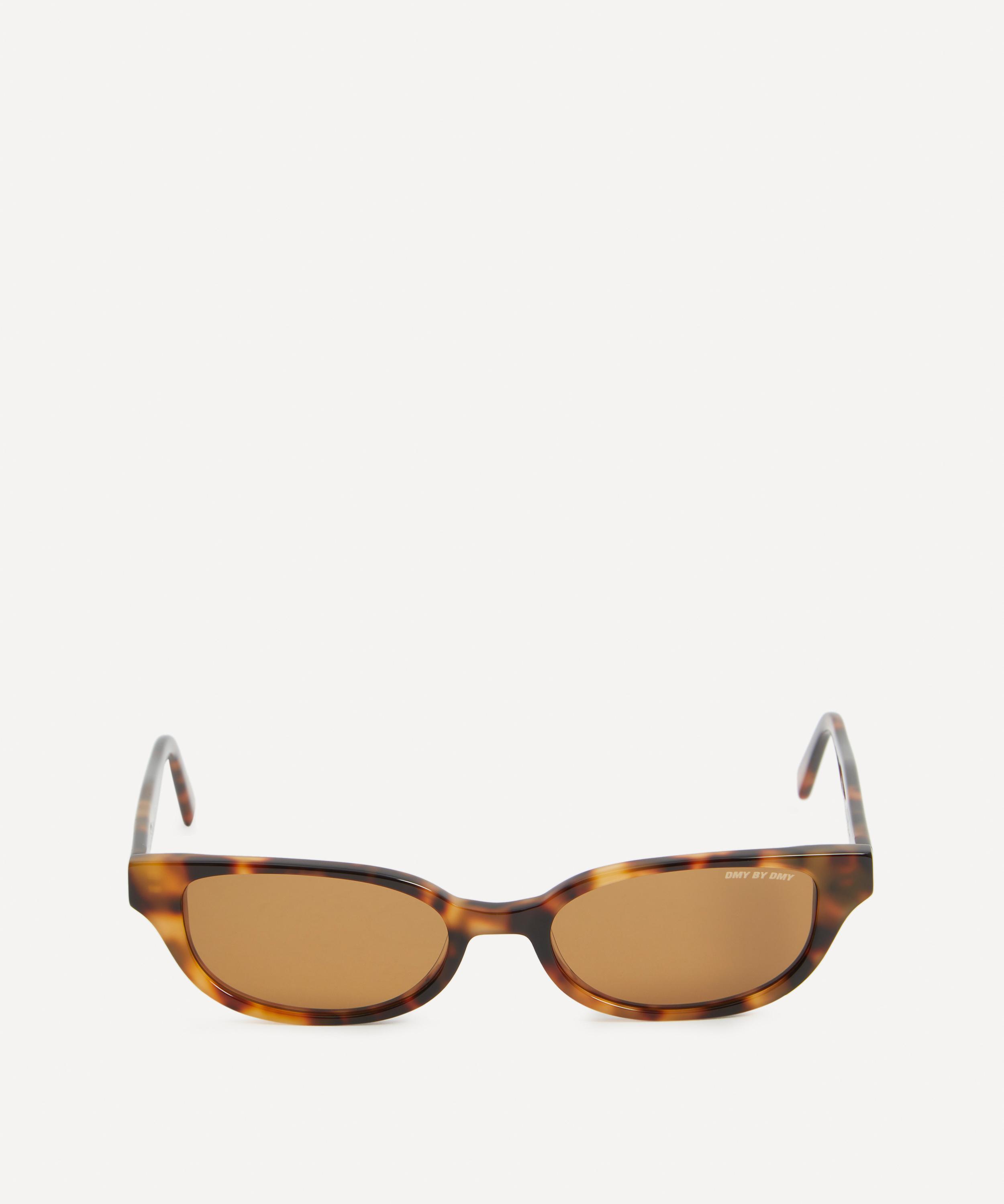 Dmy By Dmy Women's Romi Havana Rectangular Sunglasses