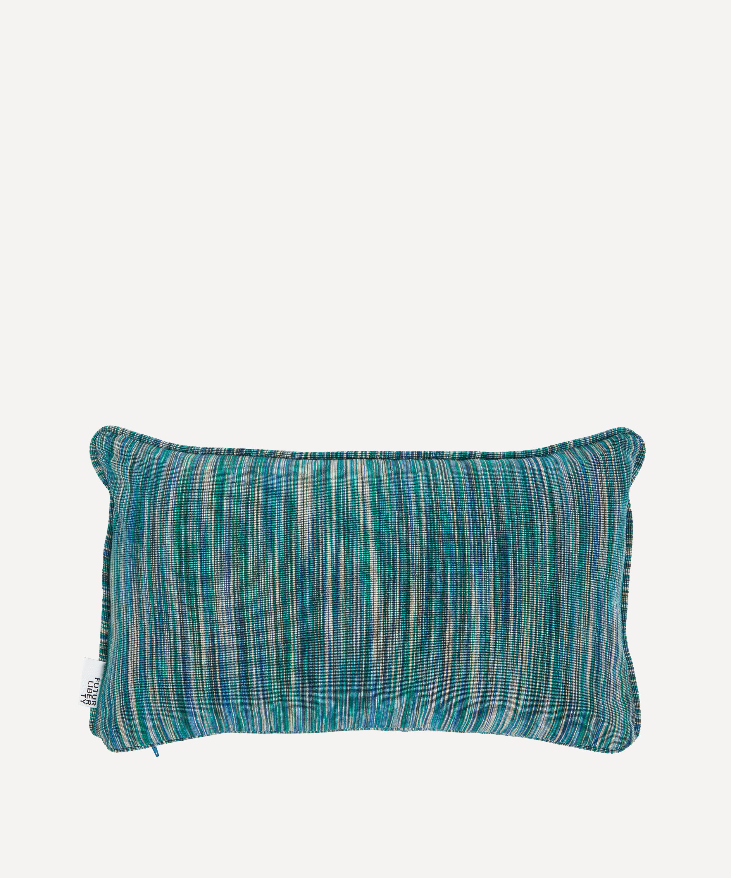 LIBERTY FUTURLIBERTY MOTION STRIPE RECTANGULAR CUSHION 