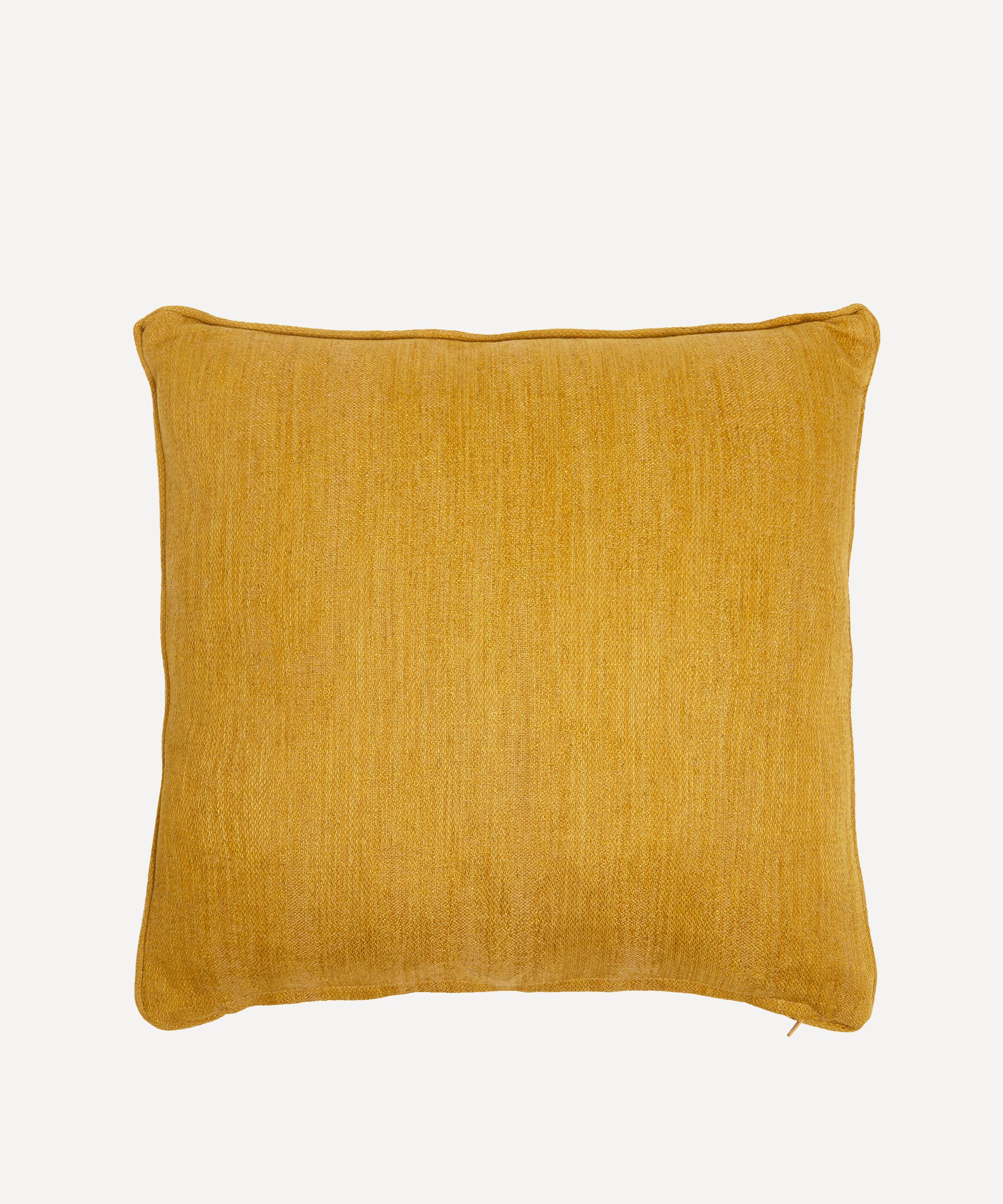 LIBERTY FUTURLIBERTY CANVAS SQUARE CUSHION 