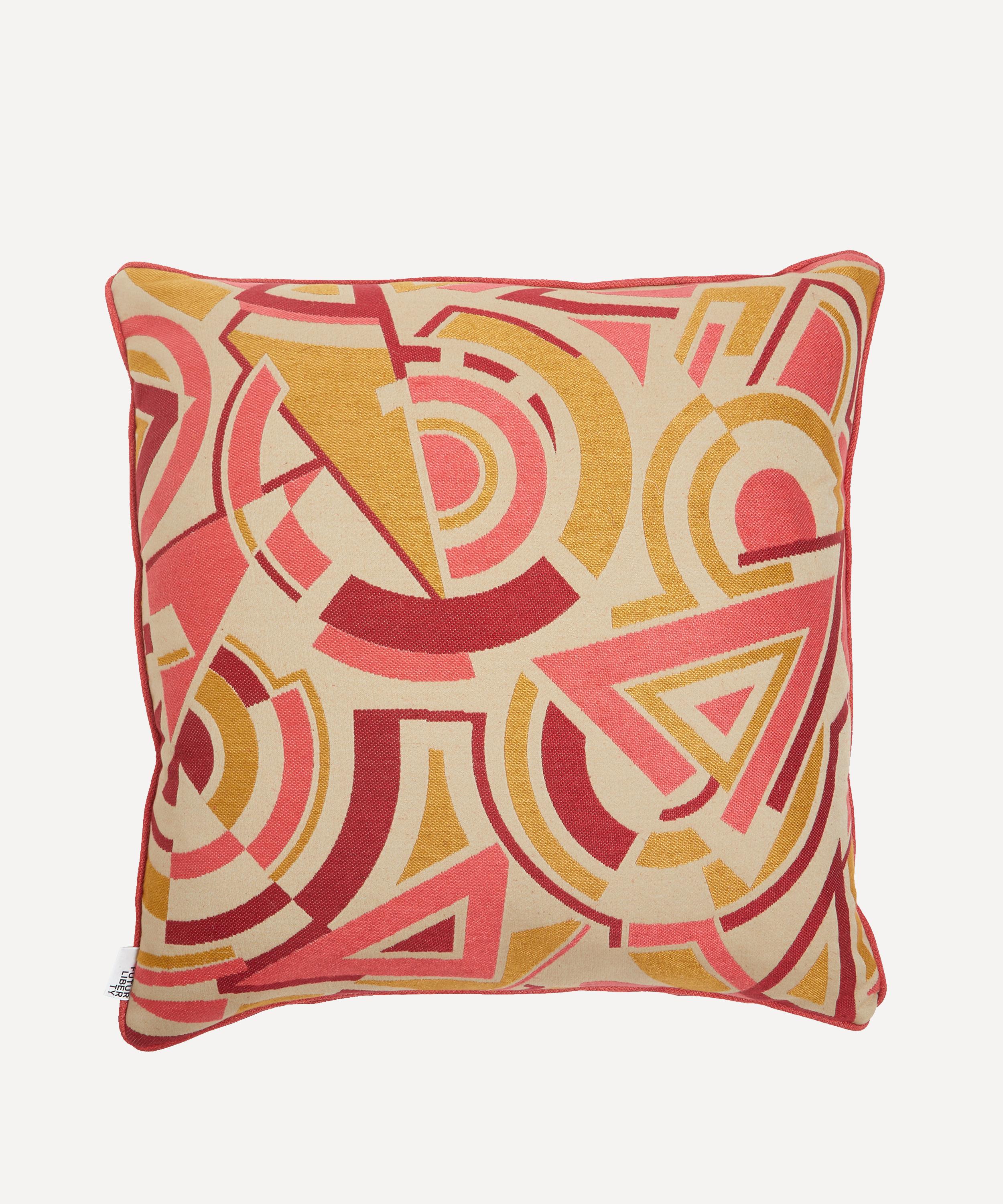 LIBERTY FUTURLIBERTY TREPAK WEAVE AND CANVAS CUSHION 