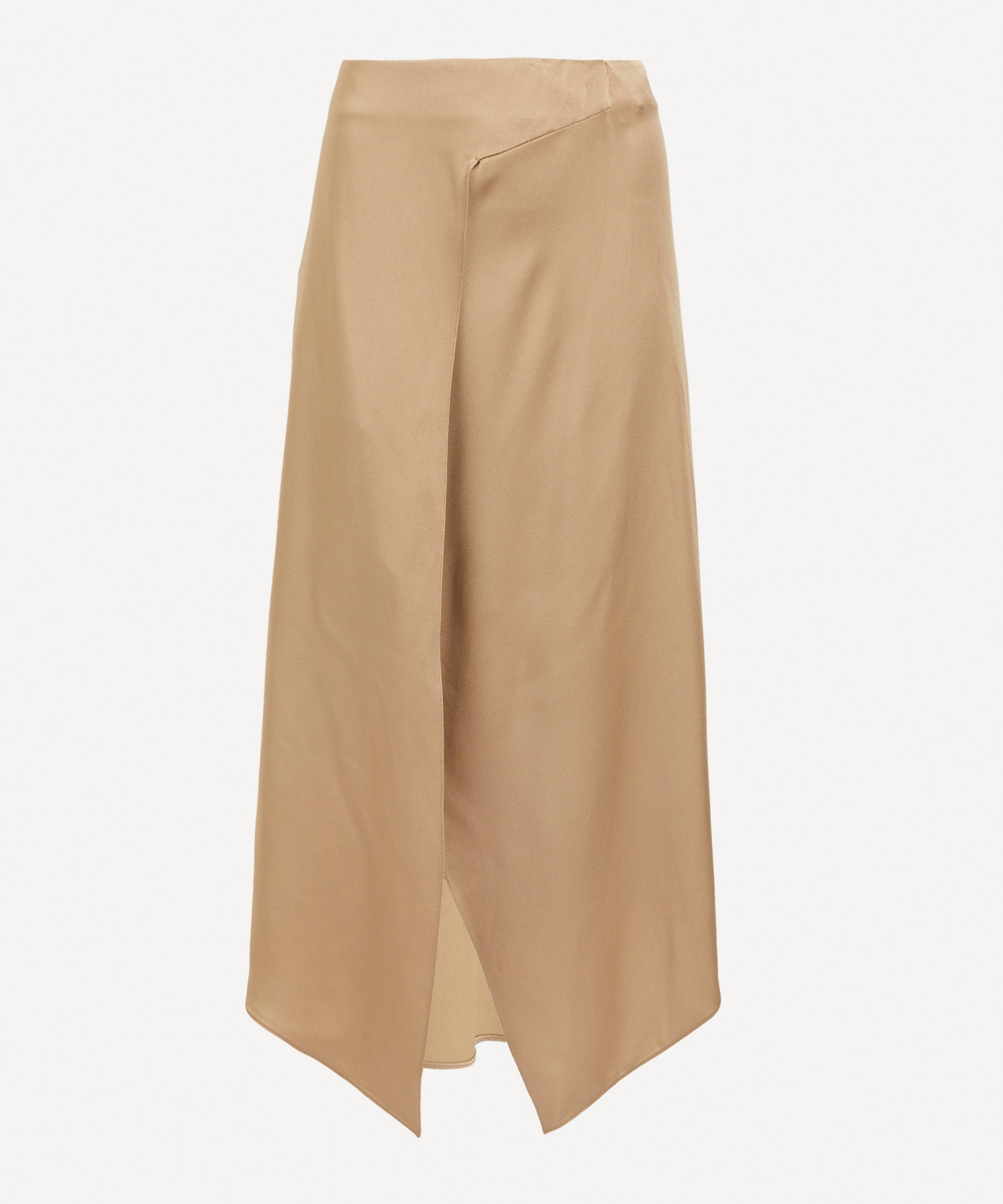 Stella Mccartney Asymmetric Rib-knit Wrap Skirt