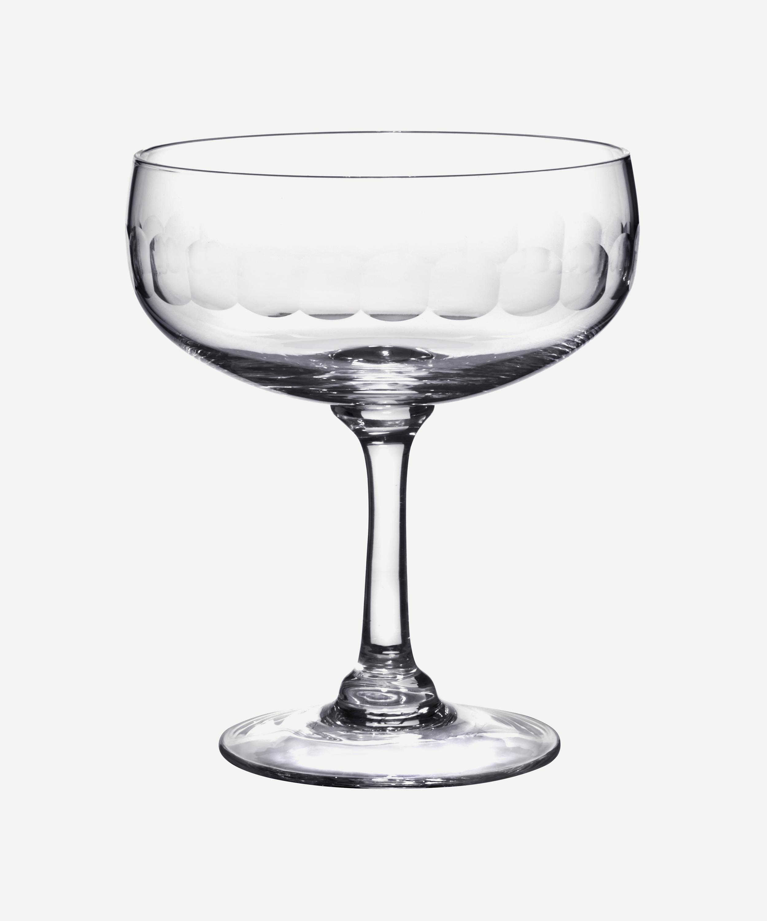 The Vintage List Crystal Cocktail Glasses Set Of Four