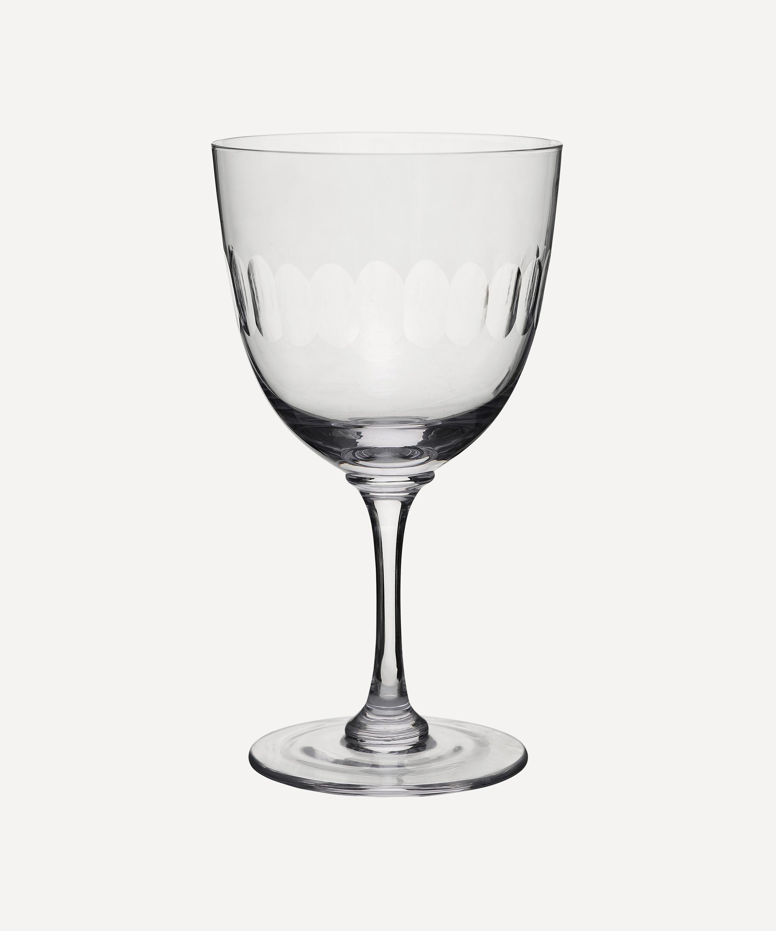 THE VINTAGE LIST THE VINTAGE LIST CRYSTAL WINE GLASSES SET OF SIX 
