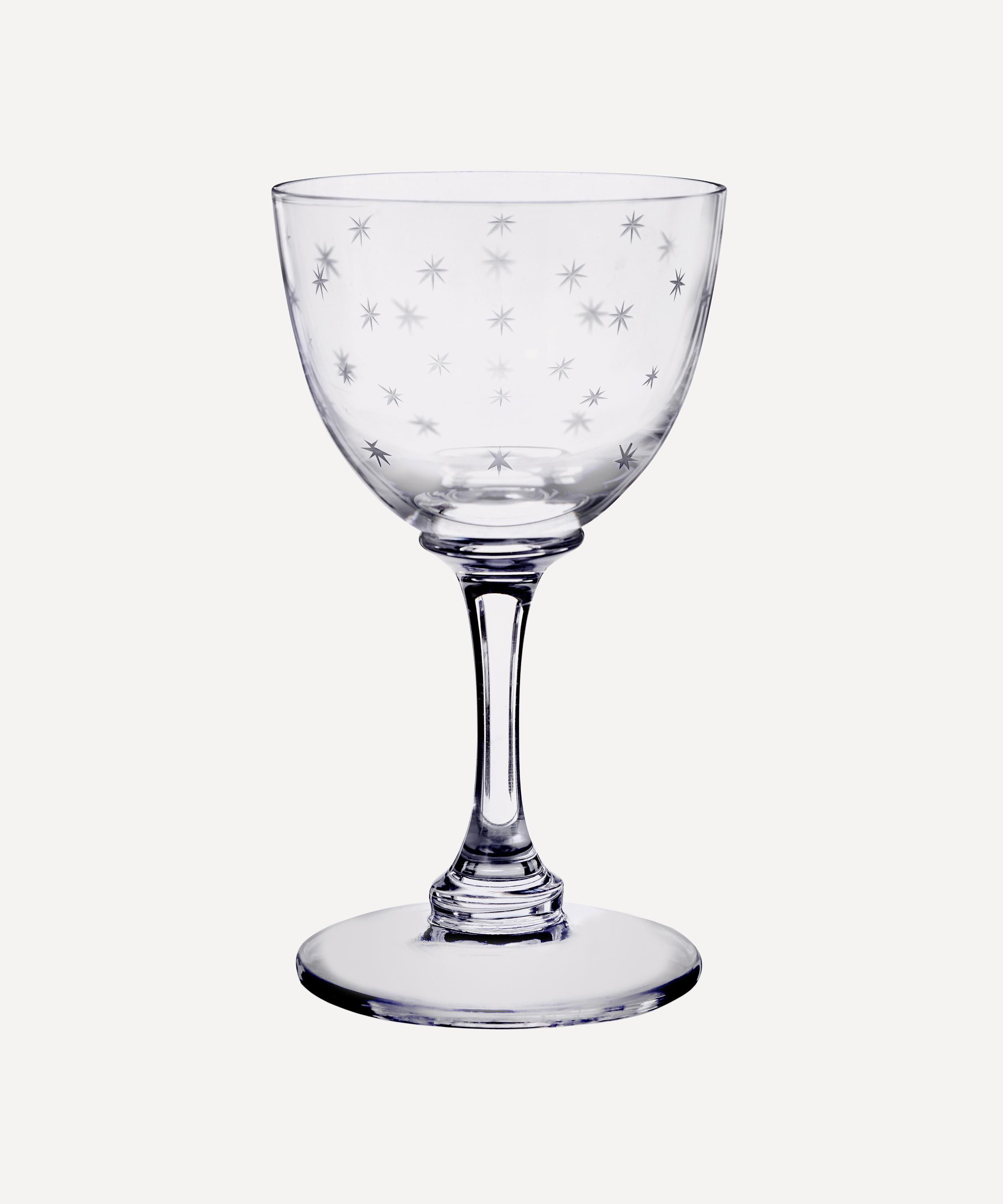 Shop The Vintage List Crystal Liqueur Glasses Set Of Six