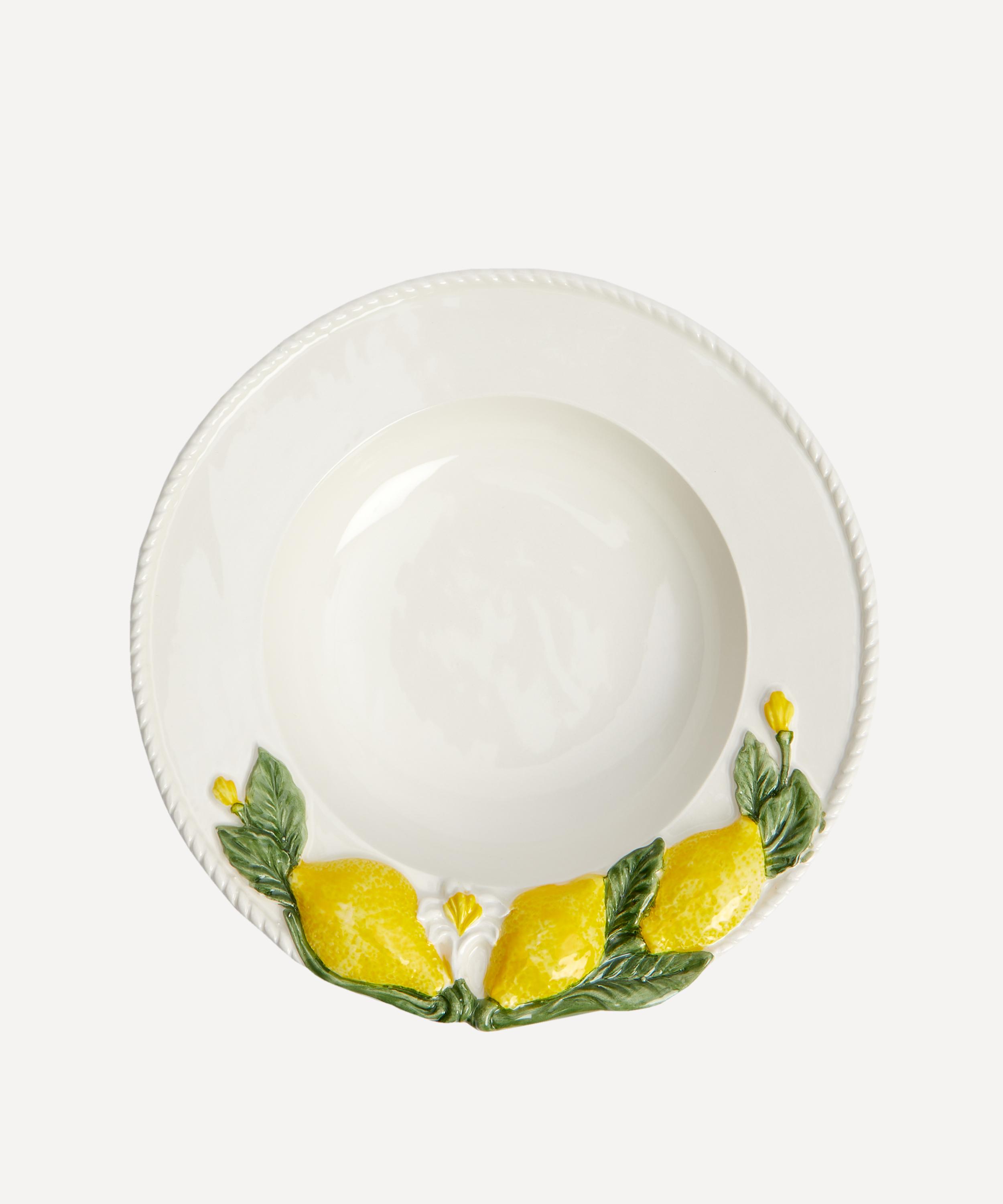 LES OTTOMANS LES OTTOMANS LEMON CERAMIC PLATE 