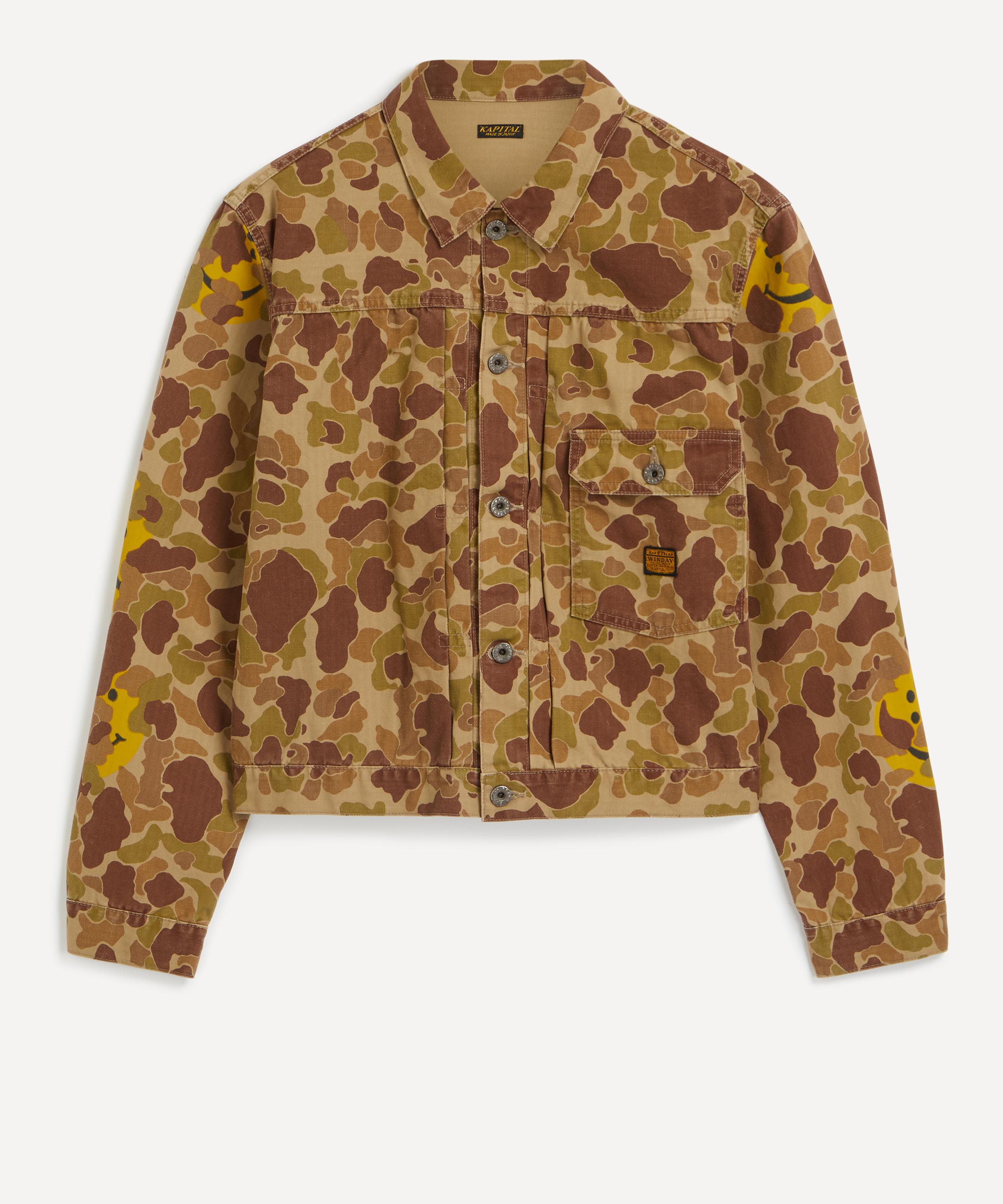 Shop Kapital Mens Camouflage-print Cotton-twill Jacket