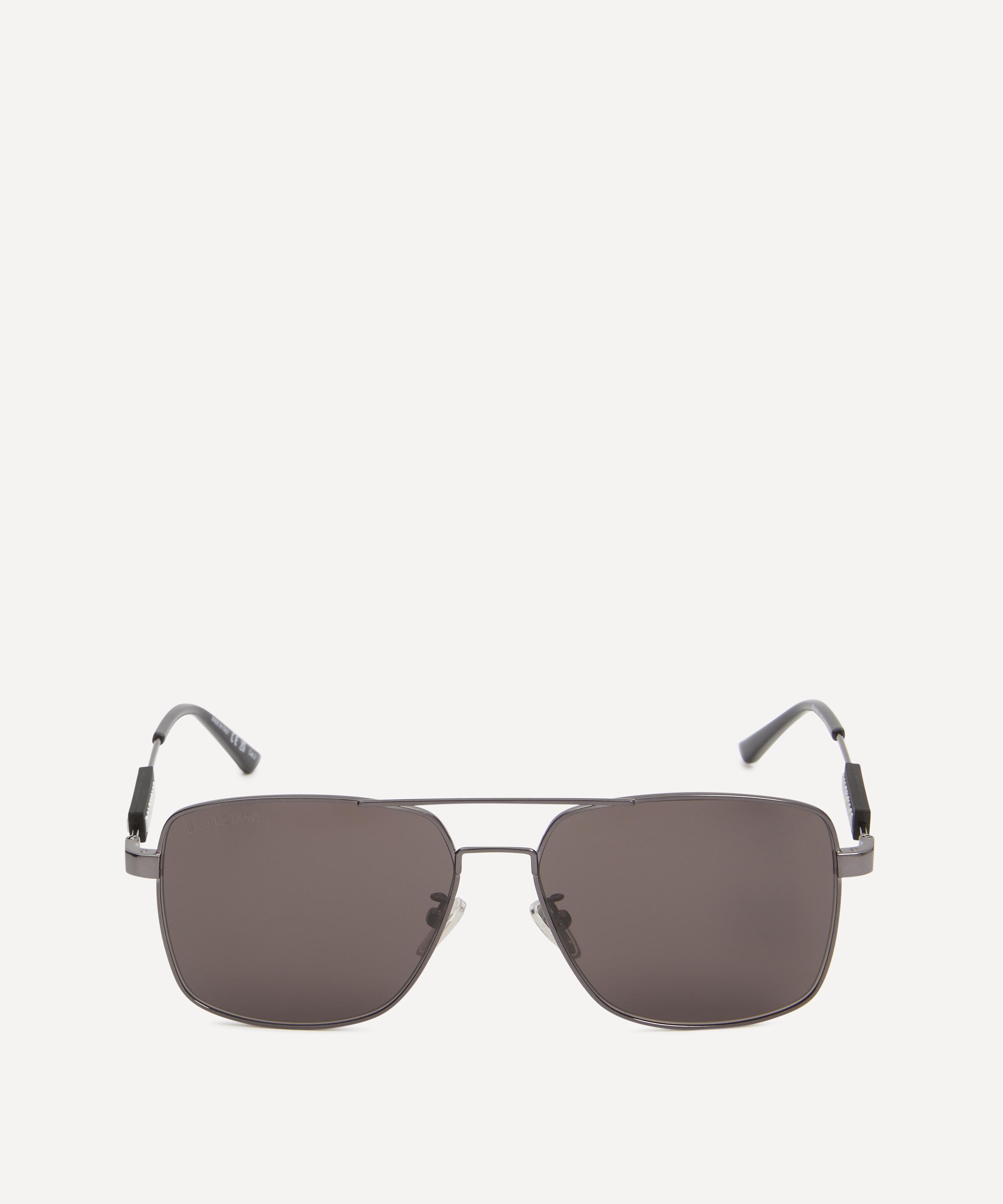 Balenciaga Mens Aviator Metal Sunglasses