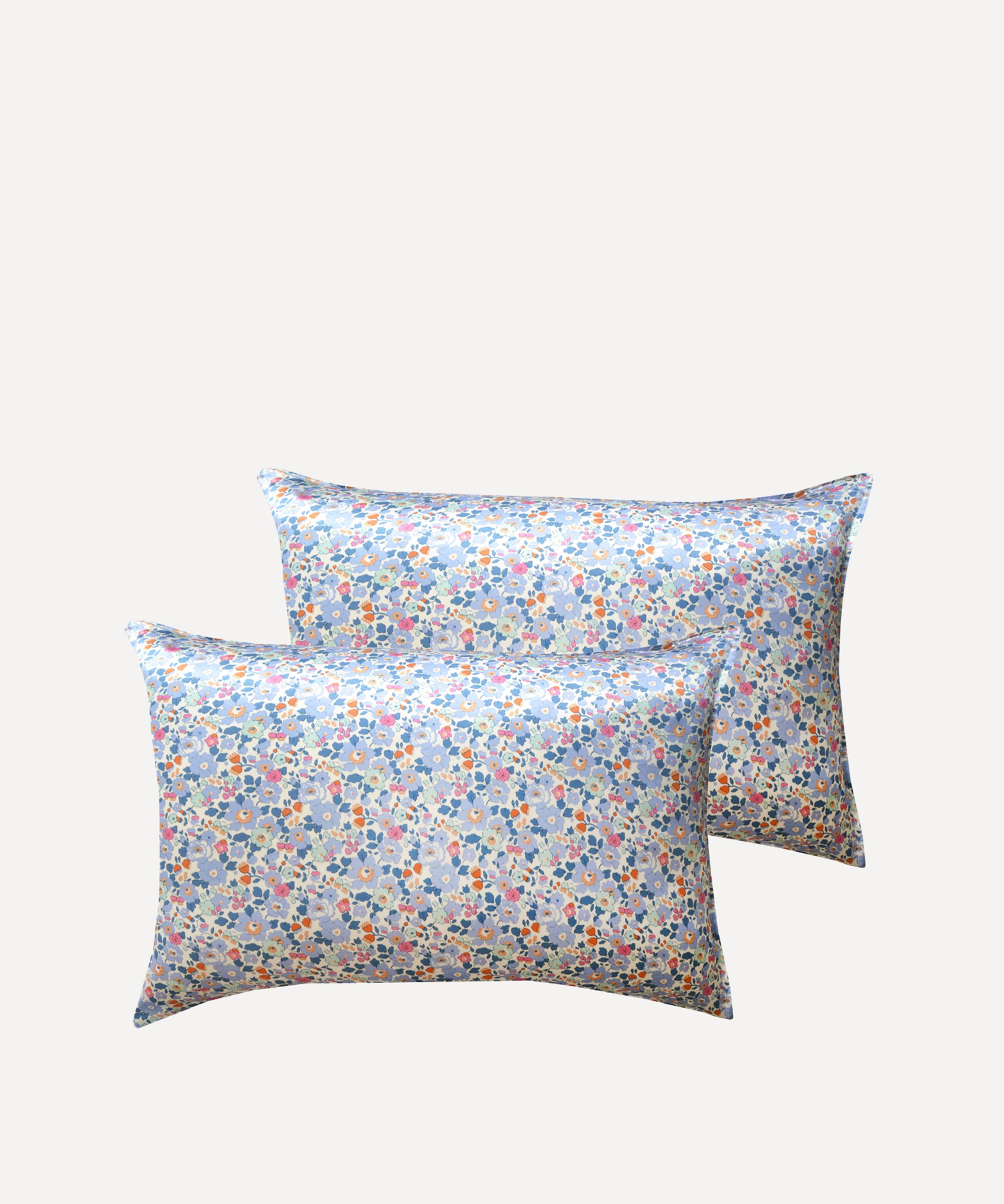 COCO & WOLF COCO & WOLF BETSY LAVENDER SILK PILLOWCASE 