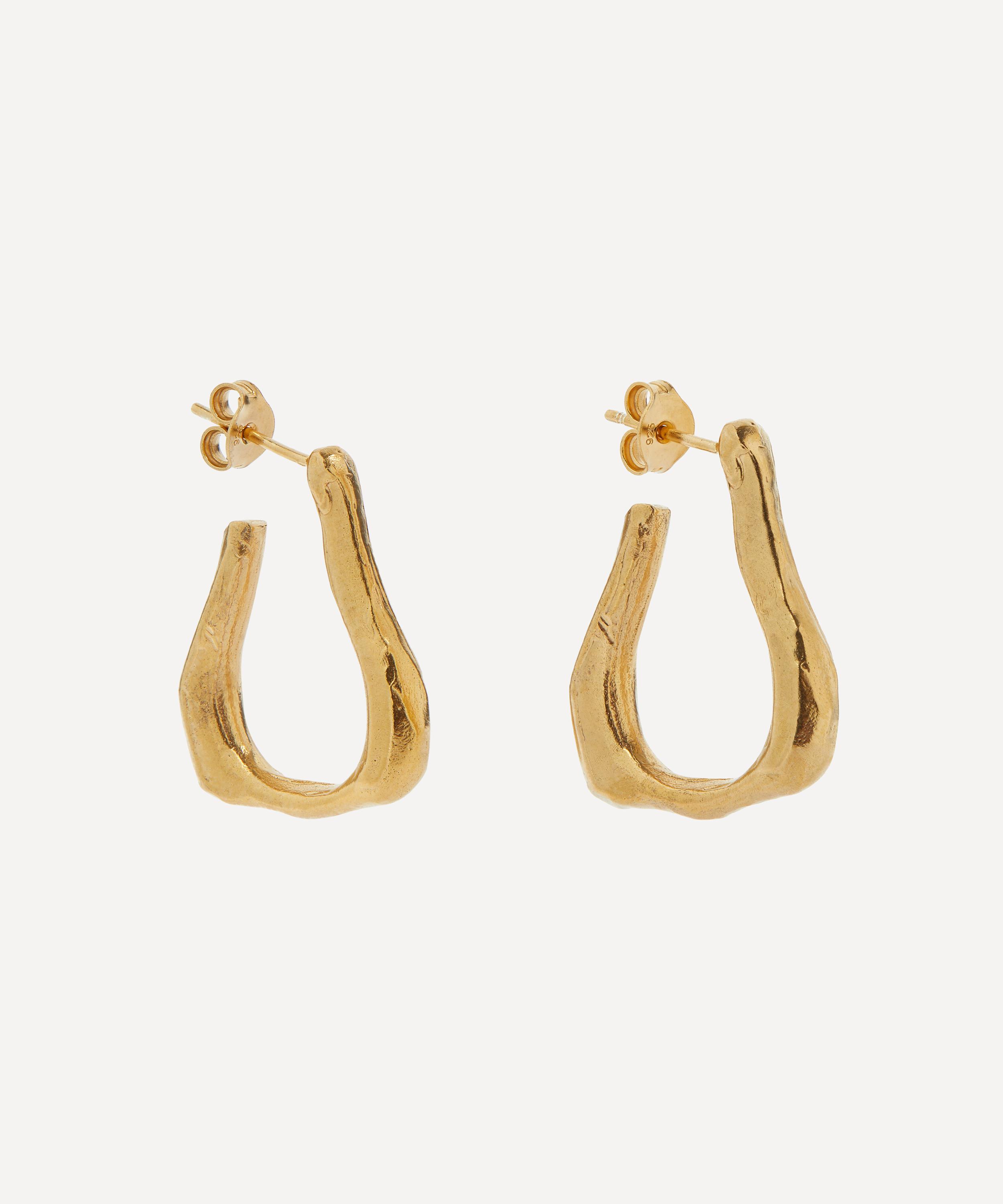 Alighieri 24ct Gold-plated The Link Of Wanderlust Hoop Earrings