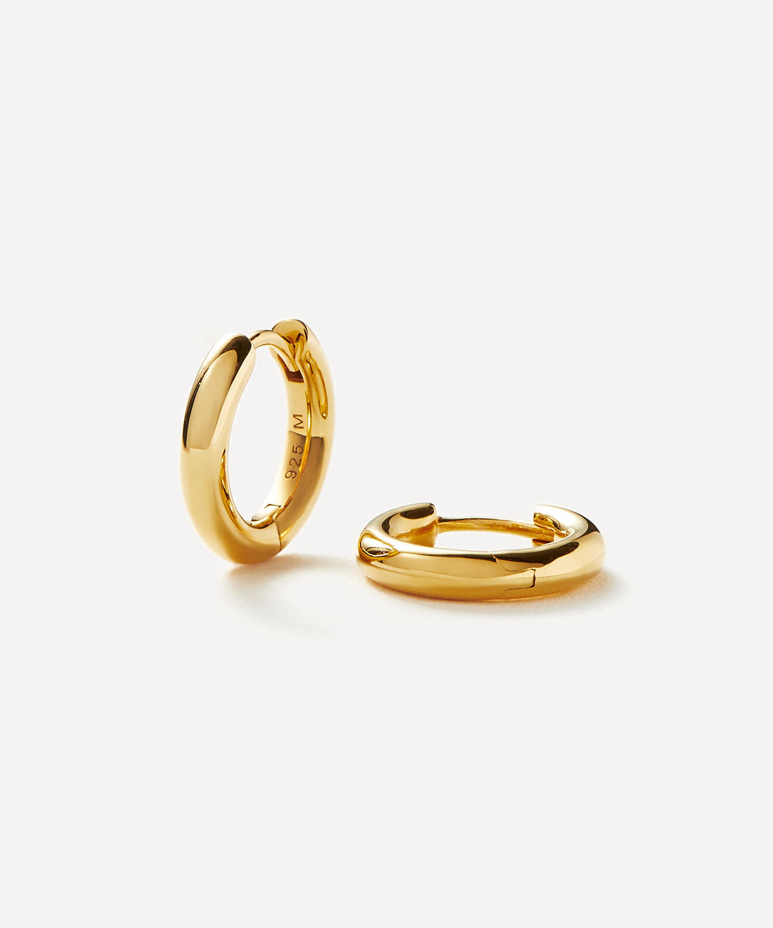 Missoma 18ct Gold-plated Vermeil Silver Tunnel Mini Hoop Earrings
