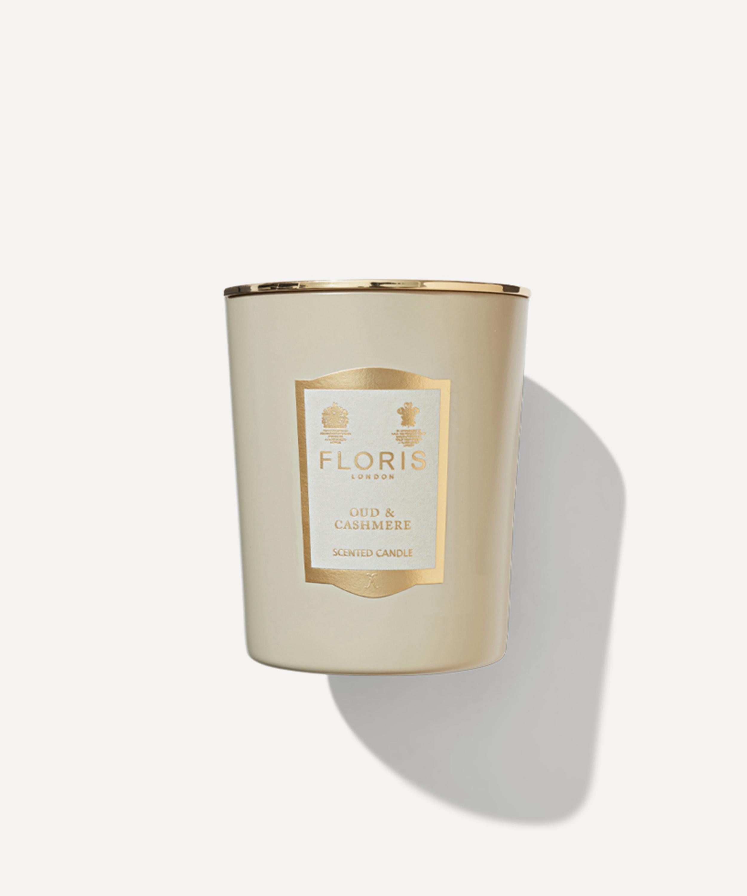 Shop Floris London Oud And Cashmere Scented Candle 175g