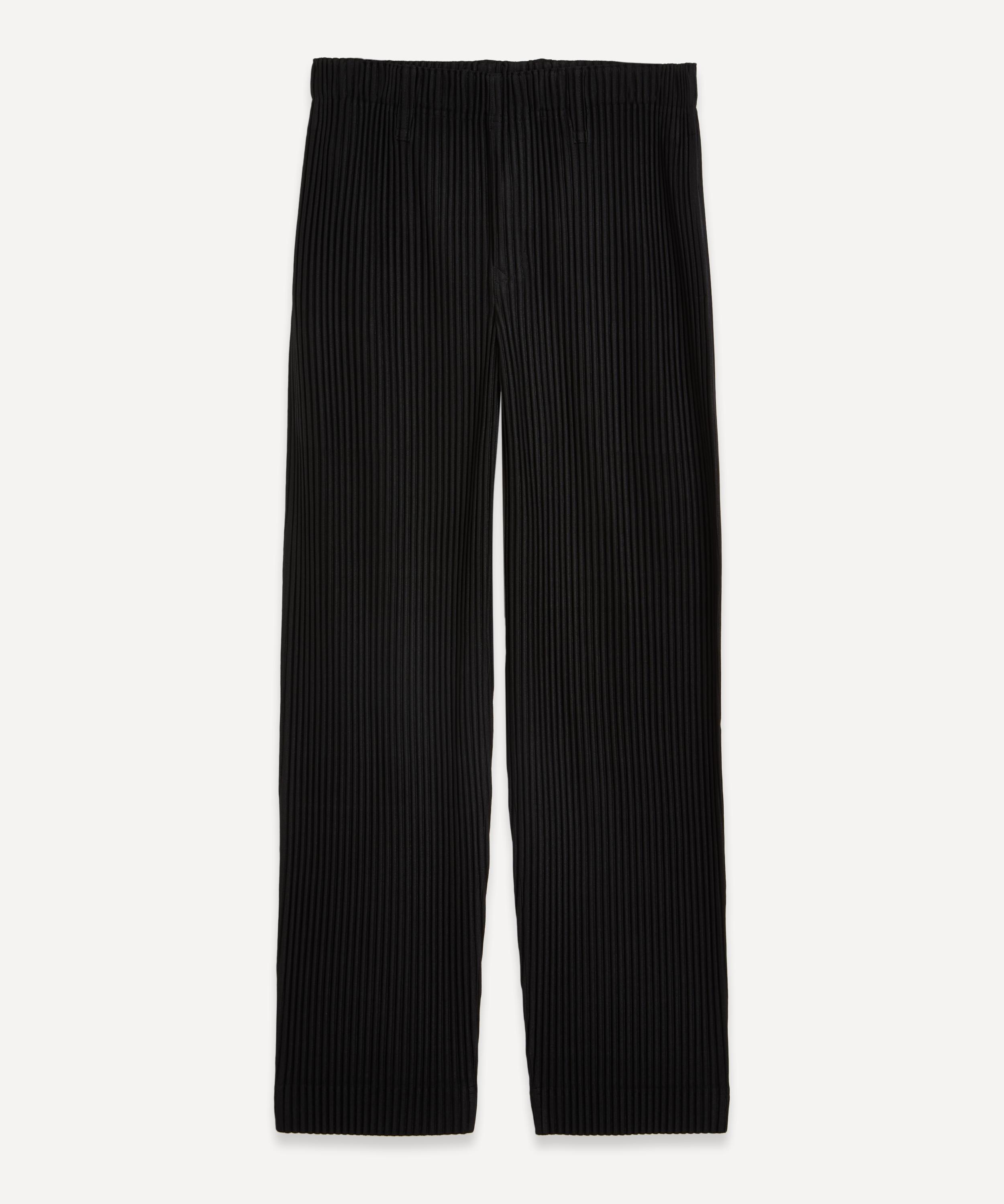ISSEY MIYAKE HOMME PLISSE ISSEY MIYAKE MENS BASIC PLEATED TROUSERS 