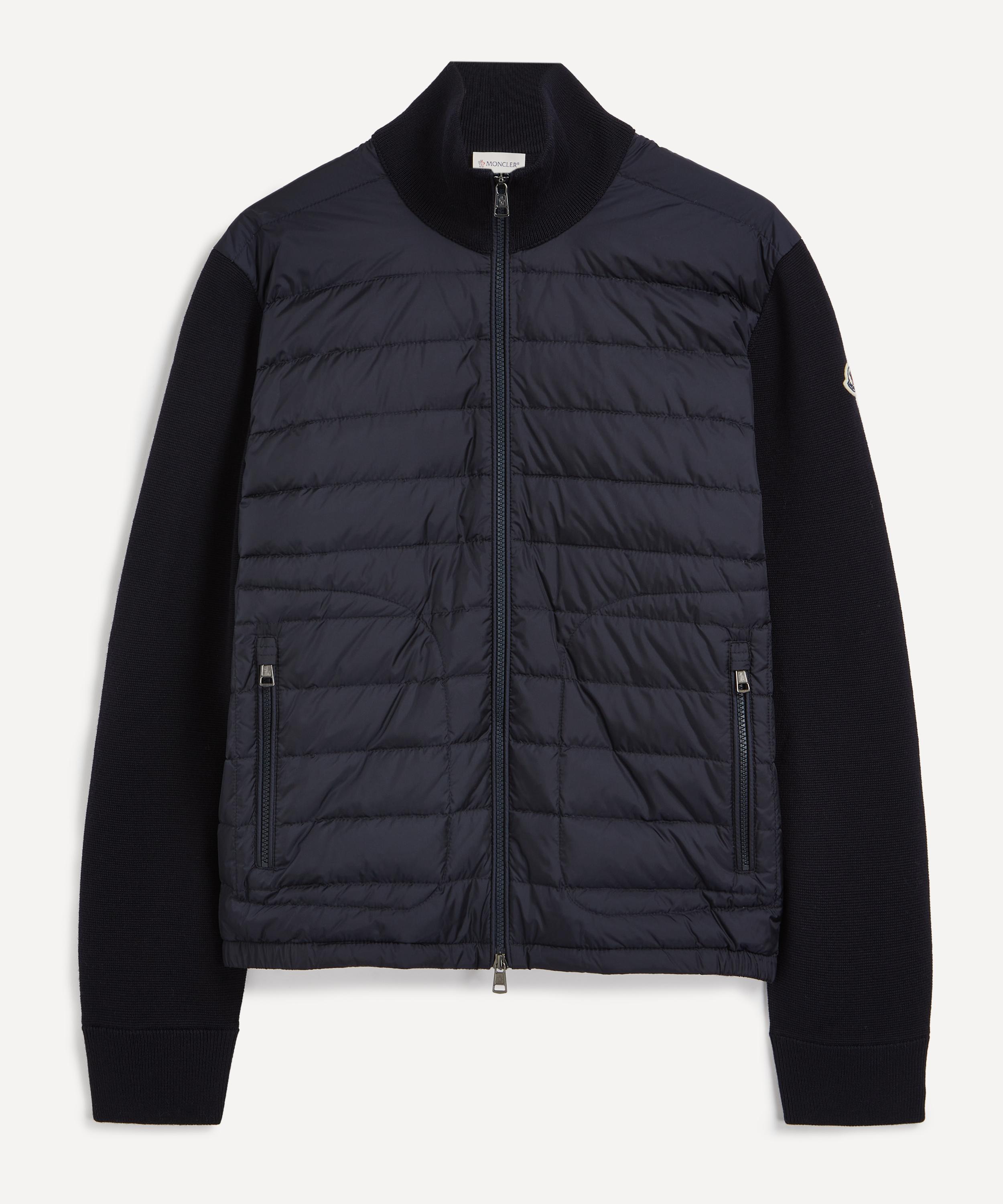 Moncler Mens Padded Wool Cardigan