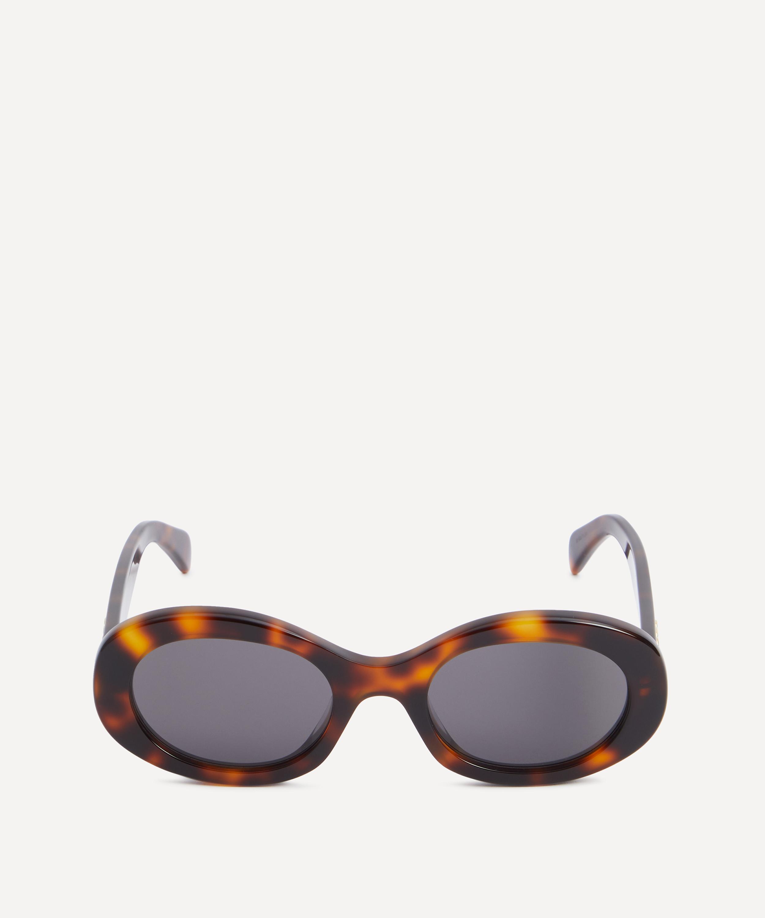 Celine Women's Triomphe Oval Acetate Sunglasses