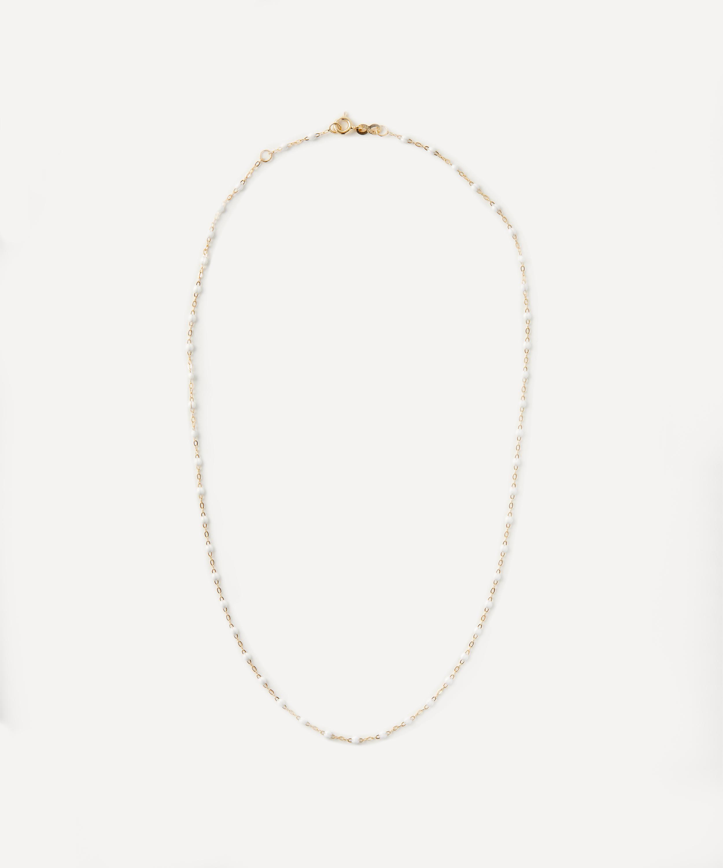 Gigi Clozeau 18ct Gold Classic Gigi Resin Bead Necklace