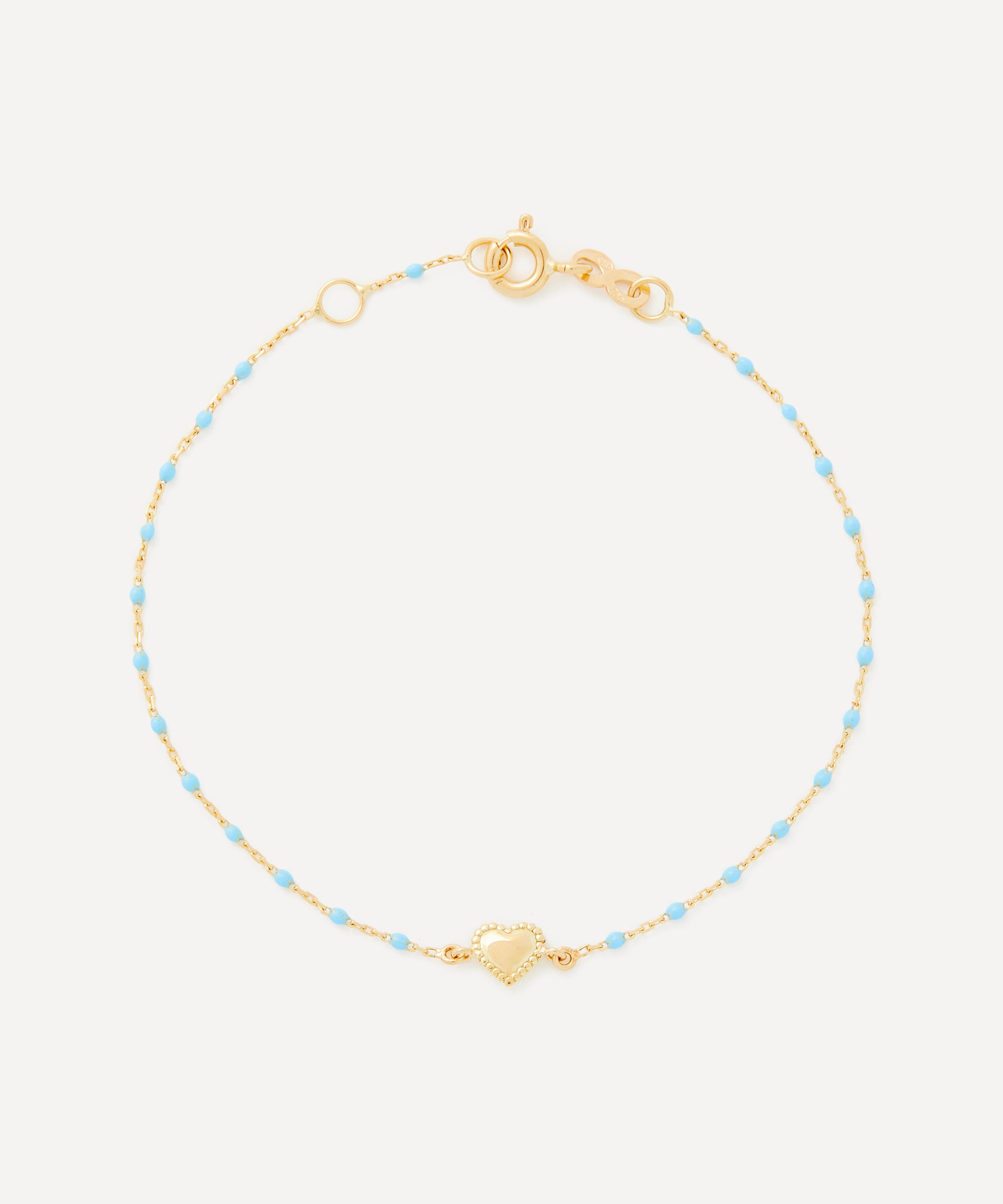 Gigi Clozeau 18ct Gold Lucky Heart Classic Gigi Bead Bracelet