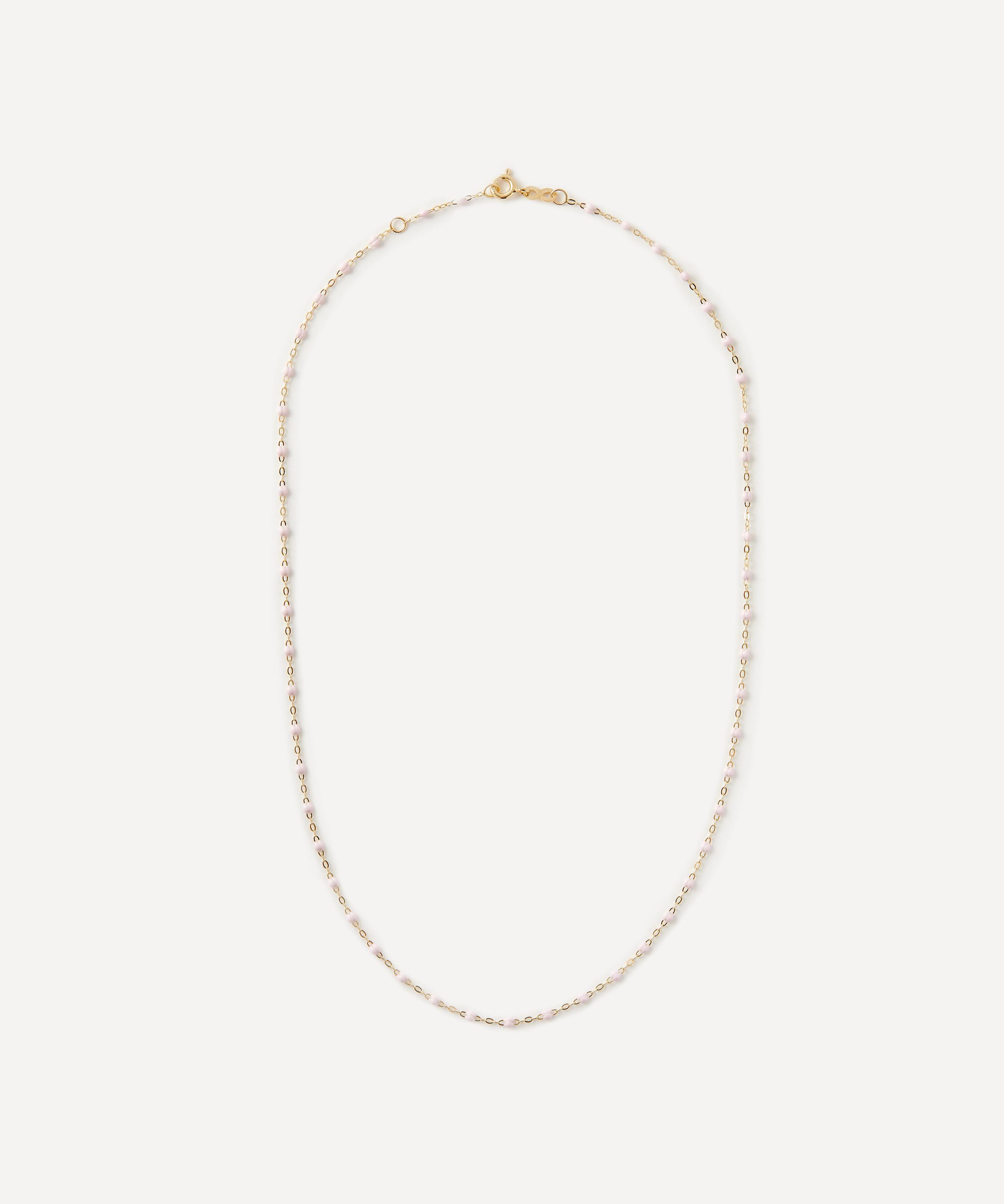 Gigi Clozeau 18ct Gold Classic Gigi Resin Bead Necklace
