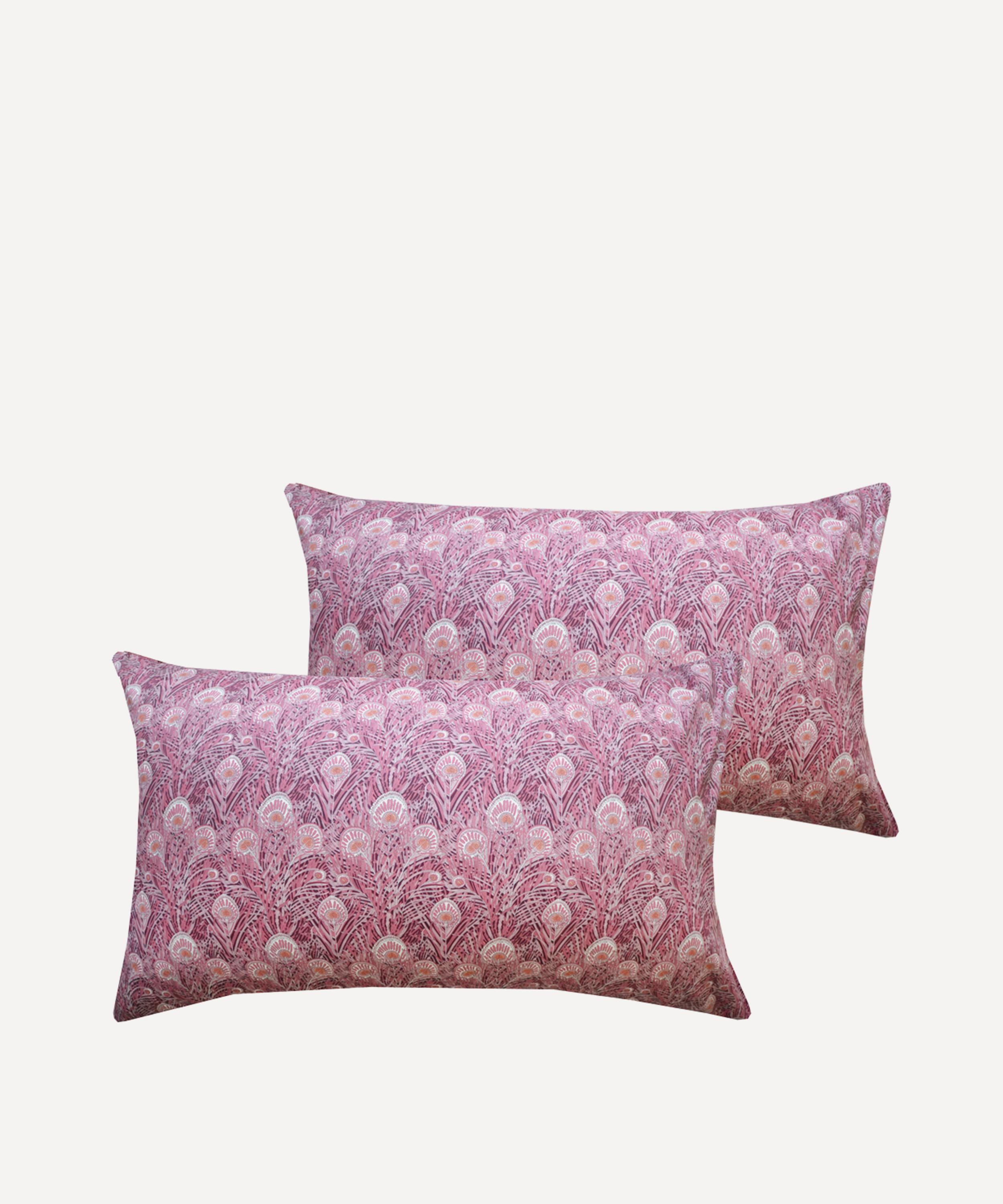 COCO & WOLF COCO & WOLF QUEEN HERA COTTON PILLOWCASES SET OF TWO 