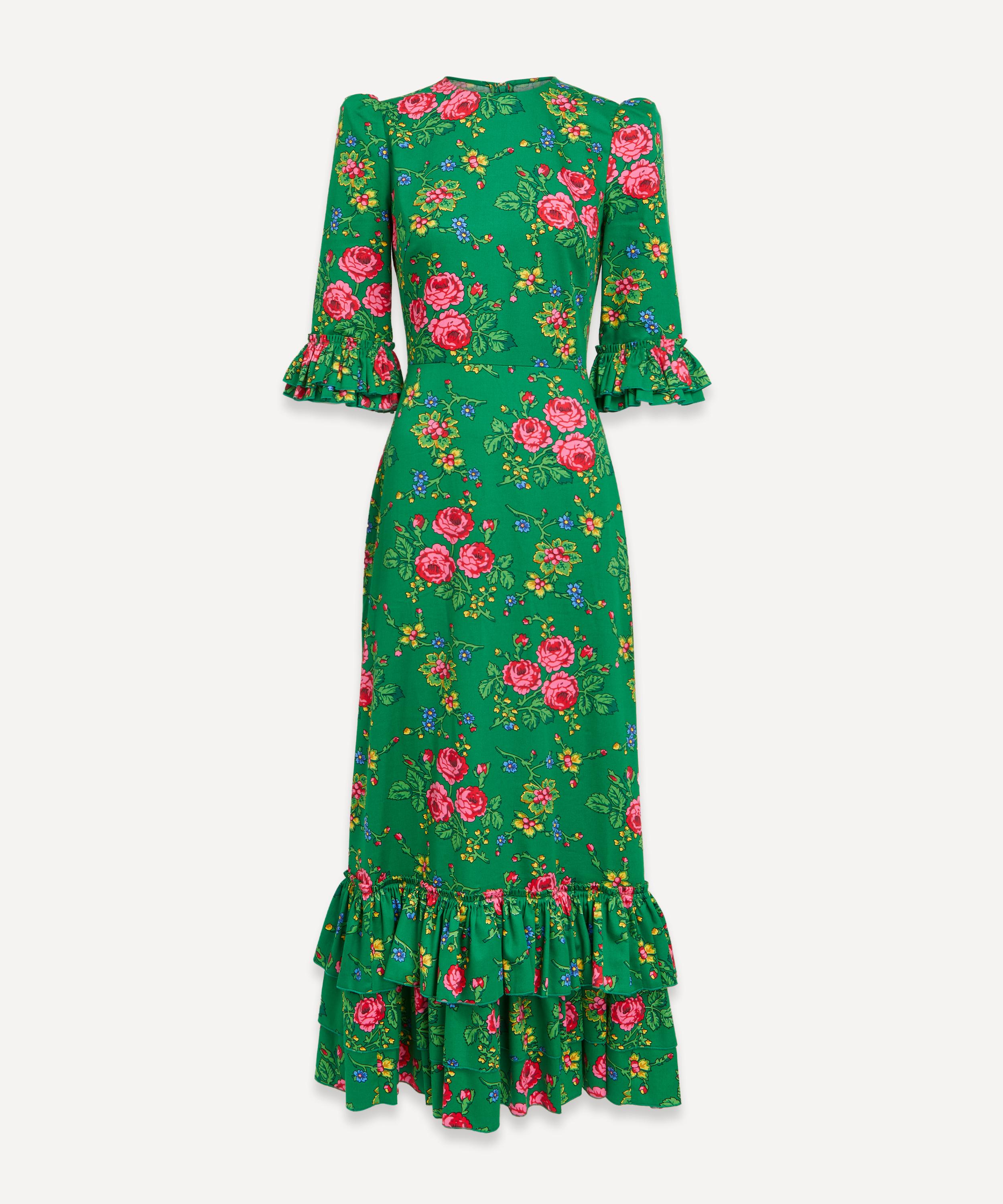 The Vampire's Wife Women's Wild Roses Cotton Dress