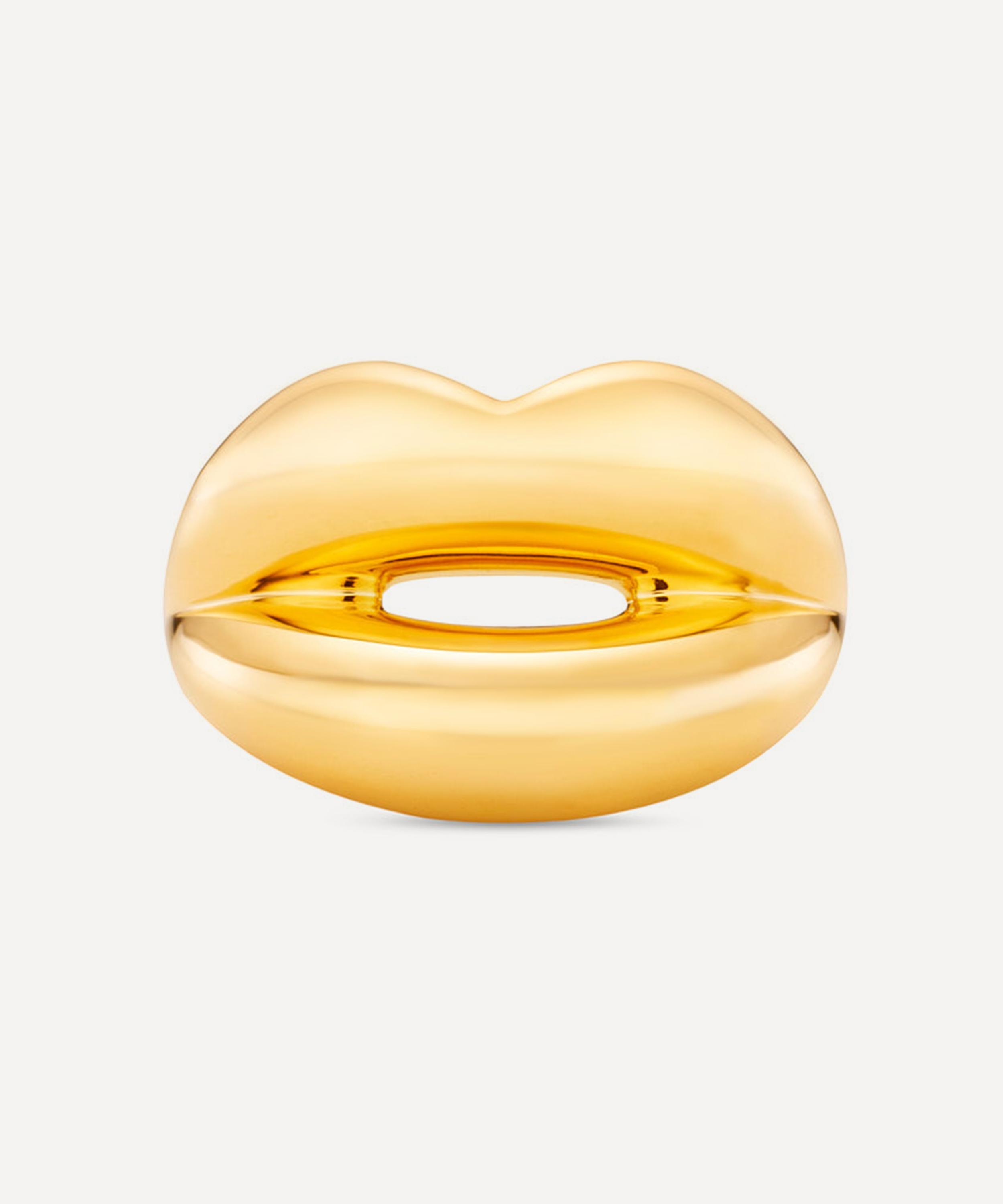 Solange Azagury-partridge 18ct Gold Plated Vermeil Silver Hotlips Ring ...